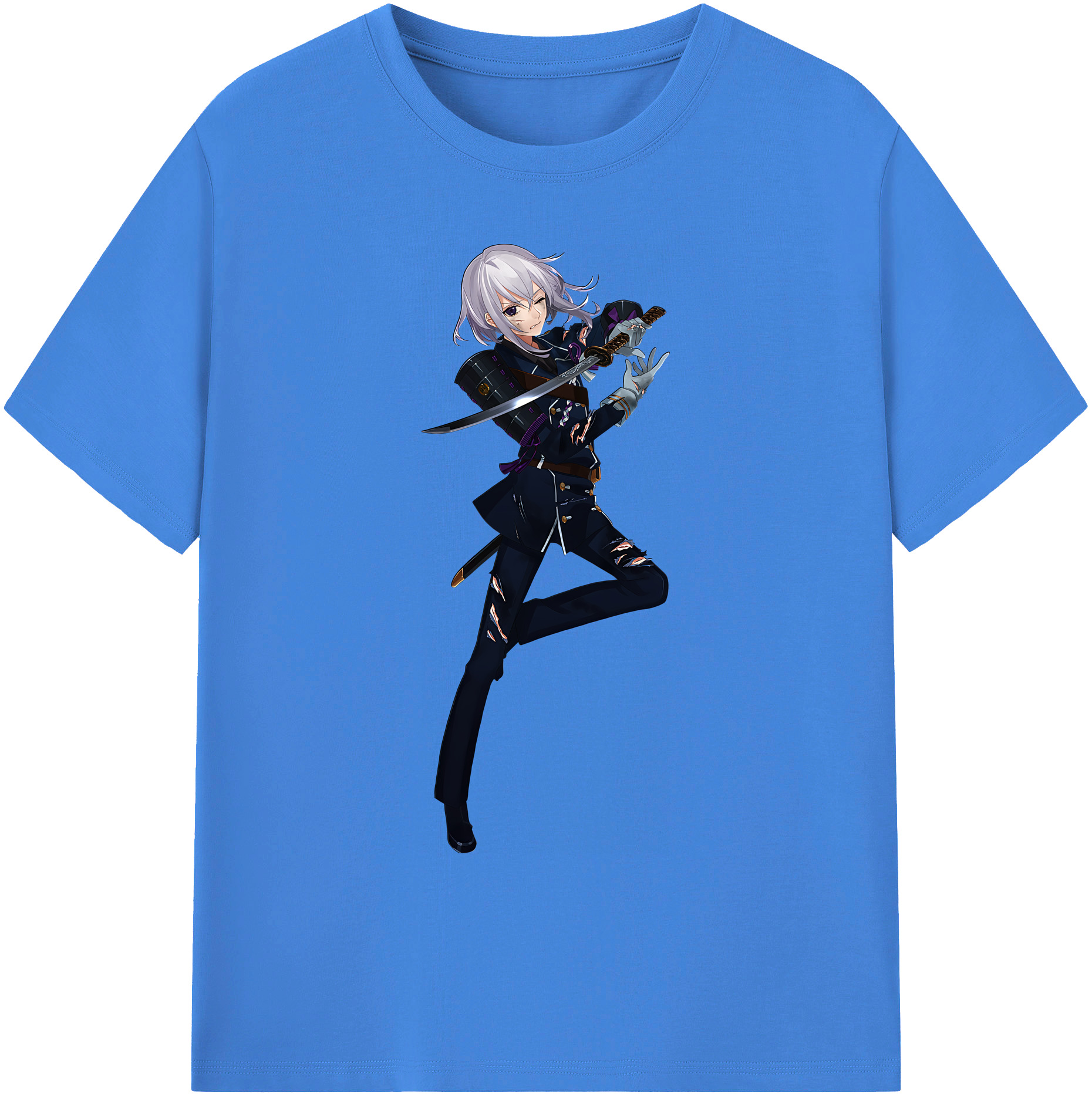 （画像用） 刀剣乱舞 Touken Ranbu 綿100％ メンズ半袖Tシャツ｜肌触りやわらか＆通気性