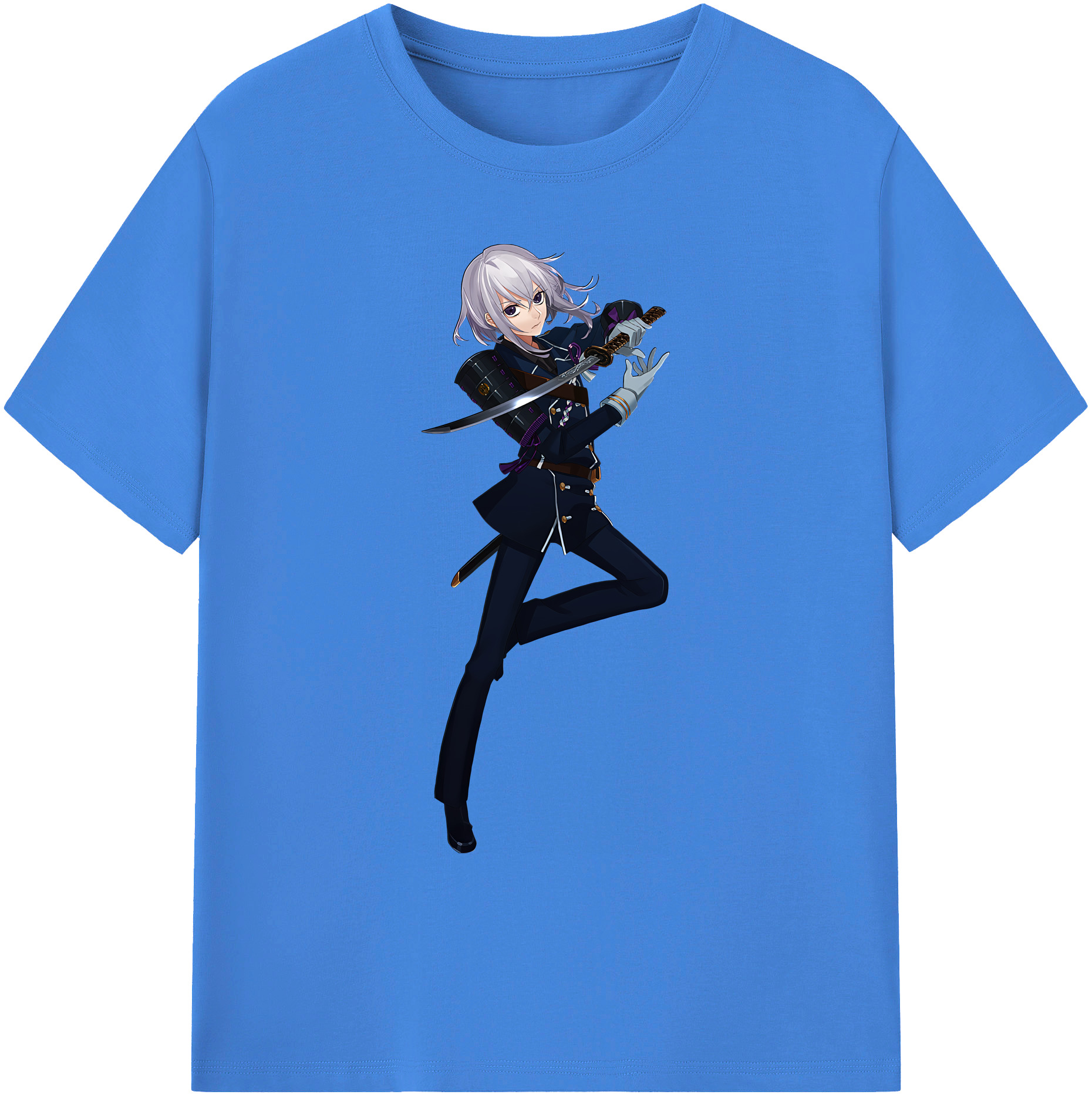 （画像用） 刀剣乱舞 Touken Ranbu 綿100％ メンズ半袖Tシャツ｜肌触りやわらか＆通気性