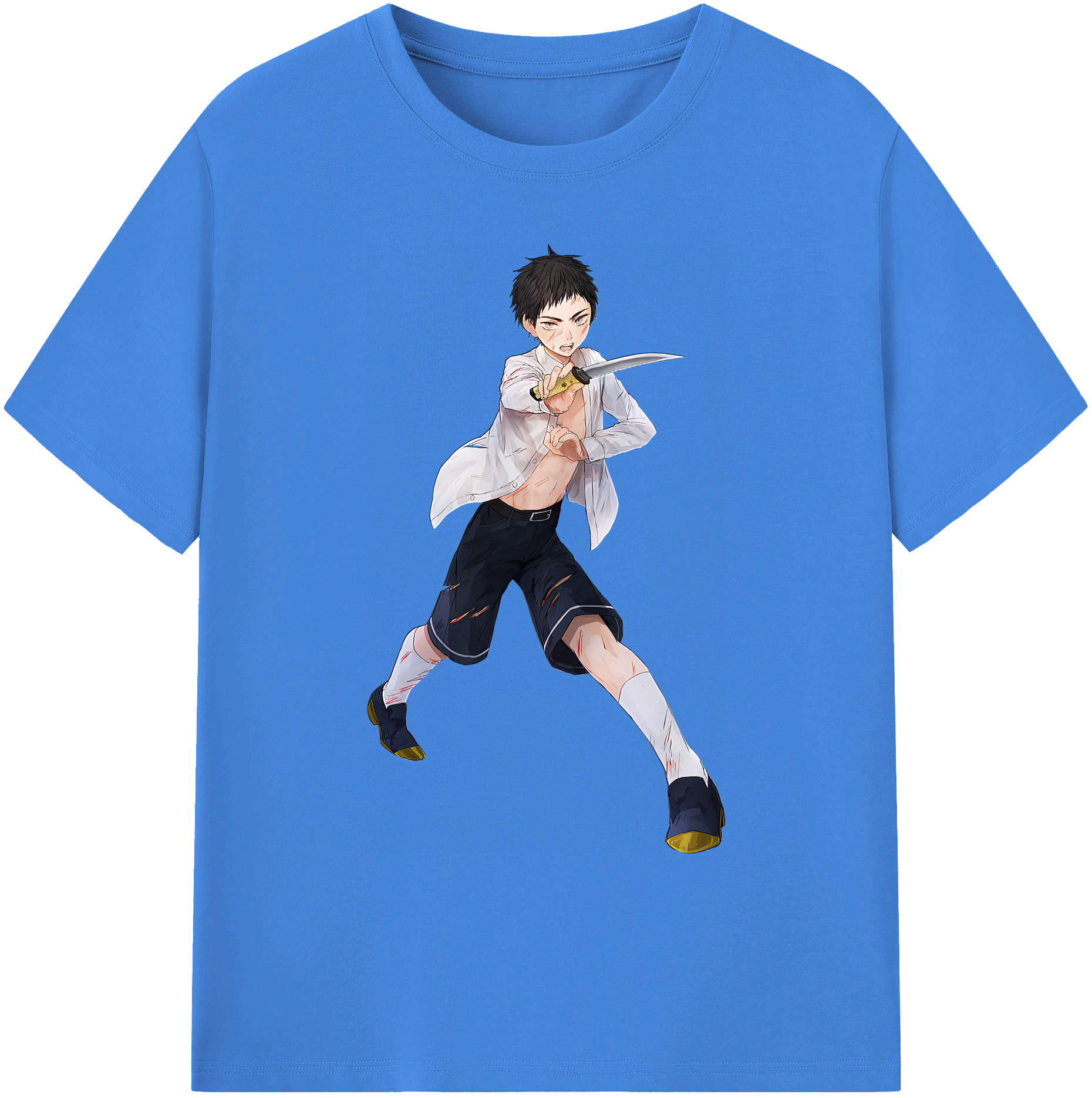 （画像用） 刀剣乱舞 Touken Ranbu 綿100％ メンズ半袖Tシャツ｜肌触りやわらか＆通気性