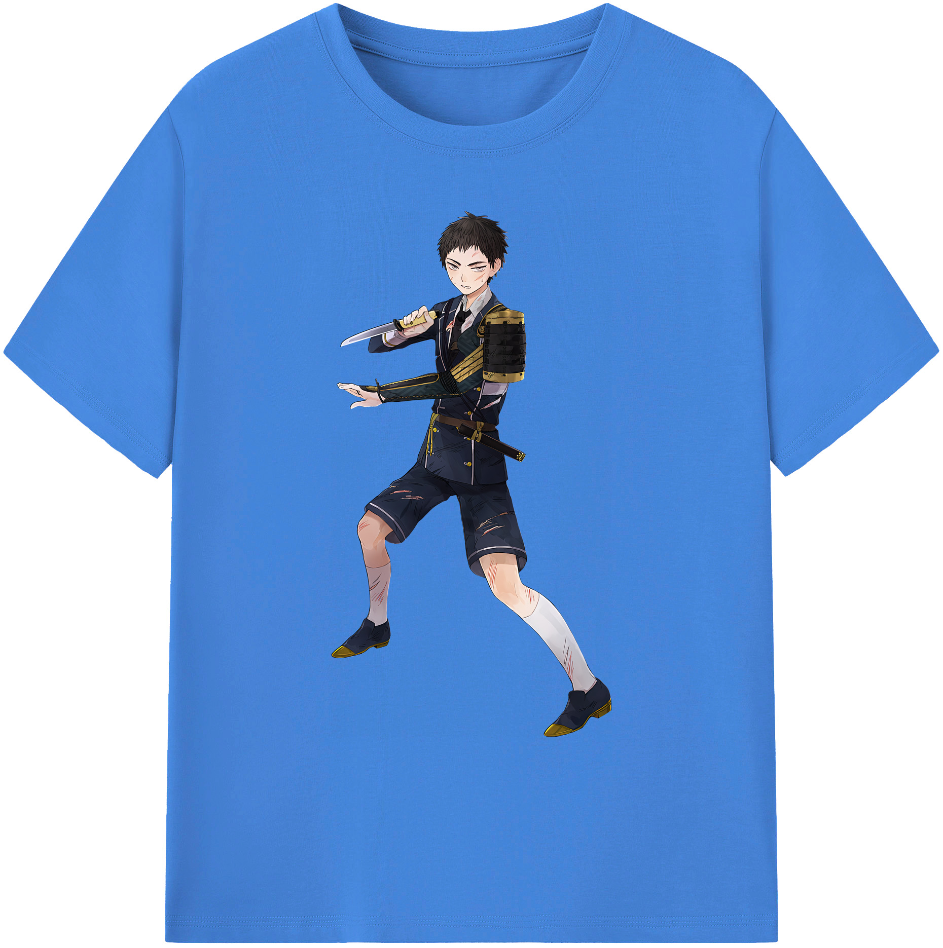 （画像用） 刀剣乱舞 Touken Ranbu 綿100％ メンズ半袖Tシャツ｜肌触りやわらか＆通気性