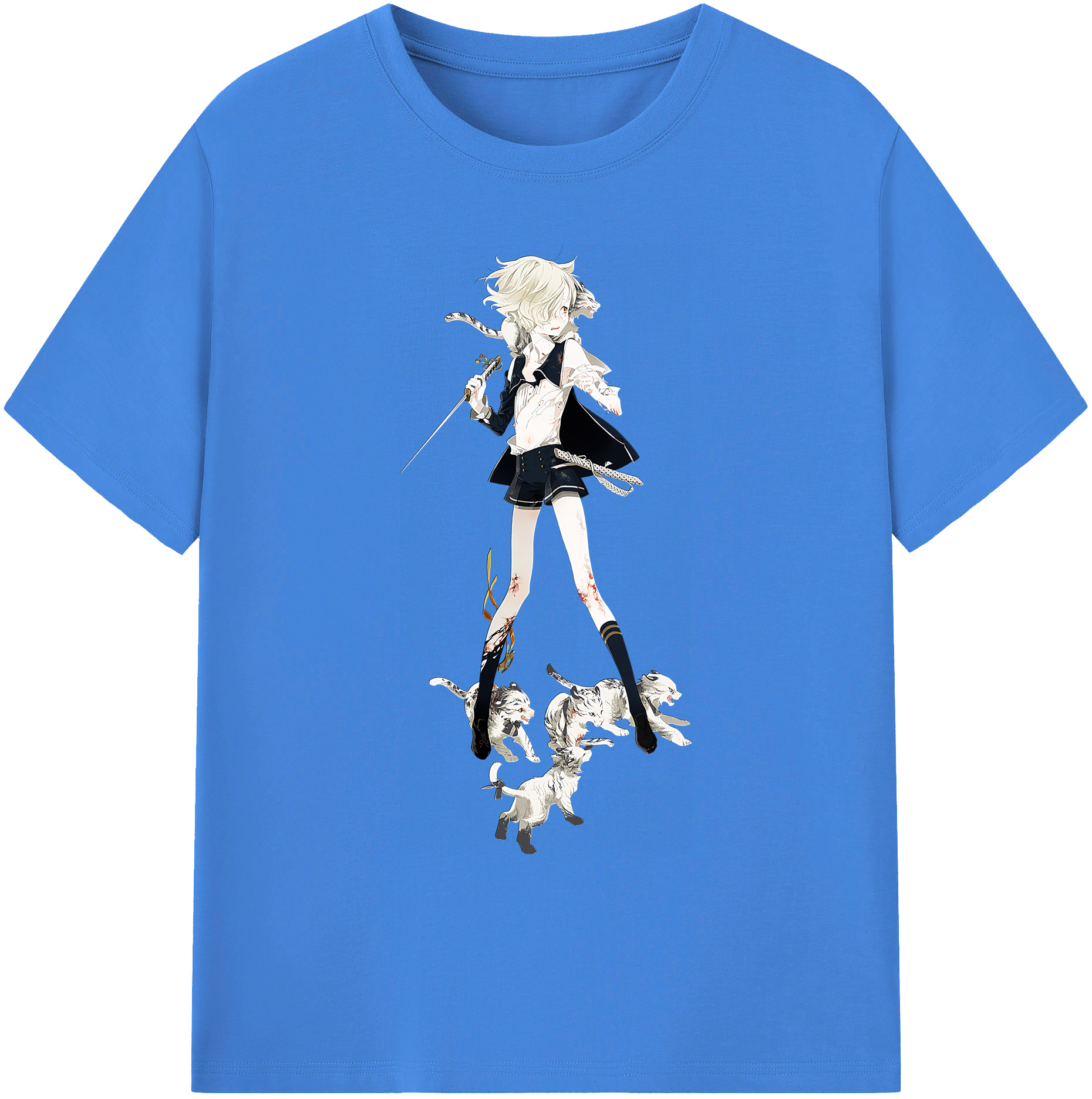 （画像用） 刀剣乱舞 Touken Ranbu 綿100％ メンズ半袖Tシャツ｜肌触りやわらか＆通気性