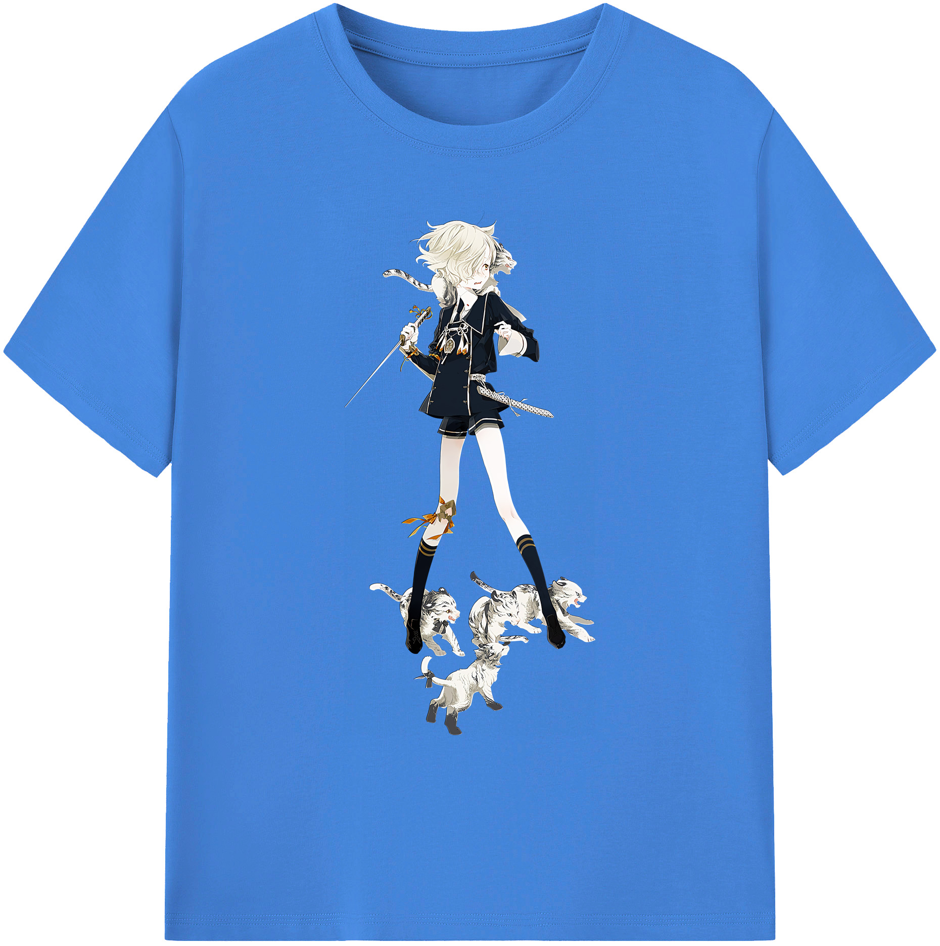 （画像用） 刀剣乱舞 Touken Ranbu 綿100％ メンズ半袖Tシャツ｜肌触りやわらか＆通気性