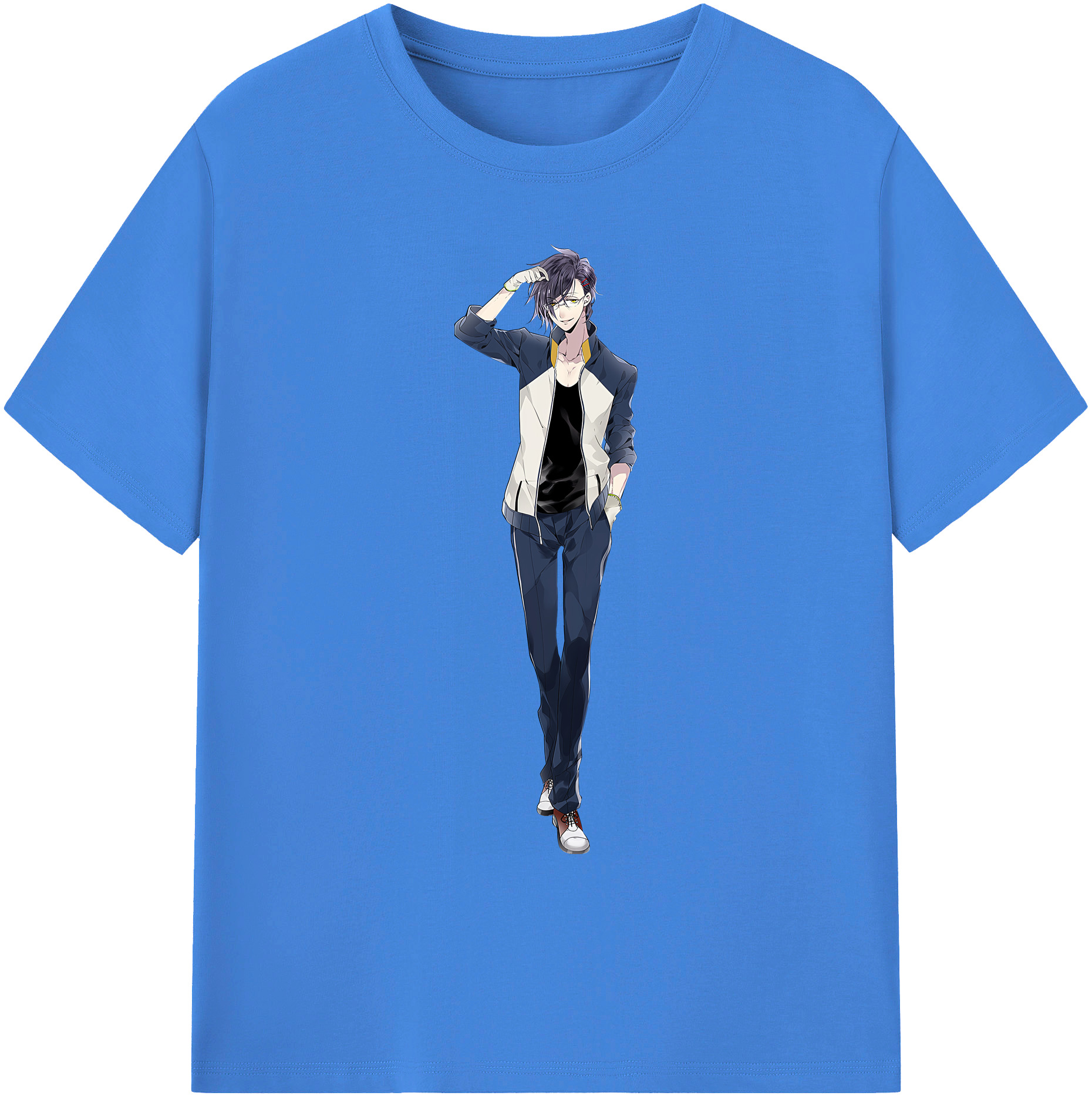 （画像用） 刀剣乱舞 Touken Ranbu 綿100％ メンズ半袖Tシャツ｜肌触りやわらか＆通気性