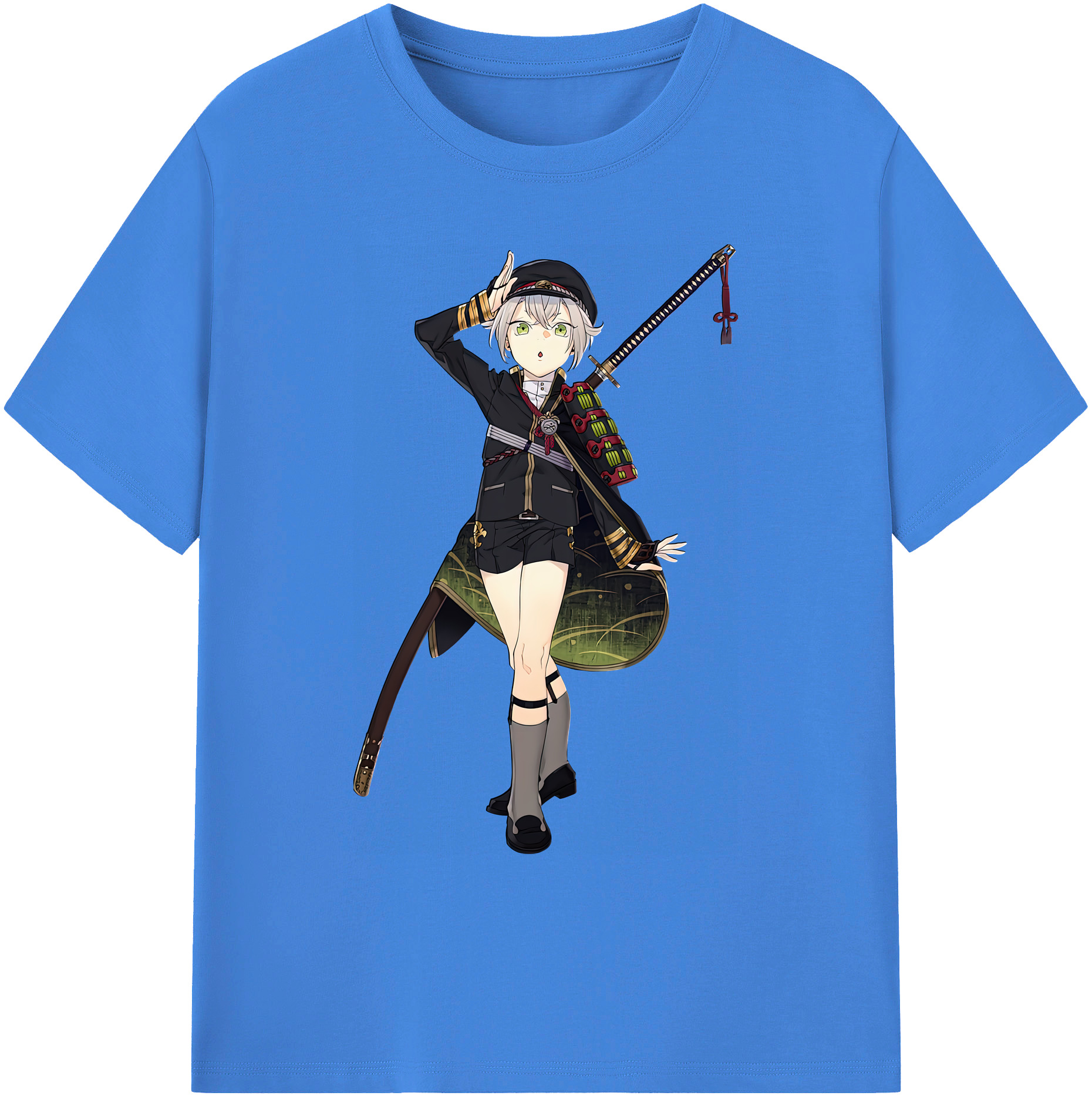 （画像用） 刀剣乱舞 Touken Ranbu 綿100％ メンズ半袖Tシャツ｜肌触りやわらか＆通気性