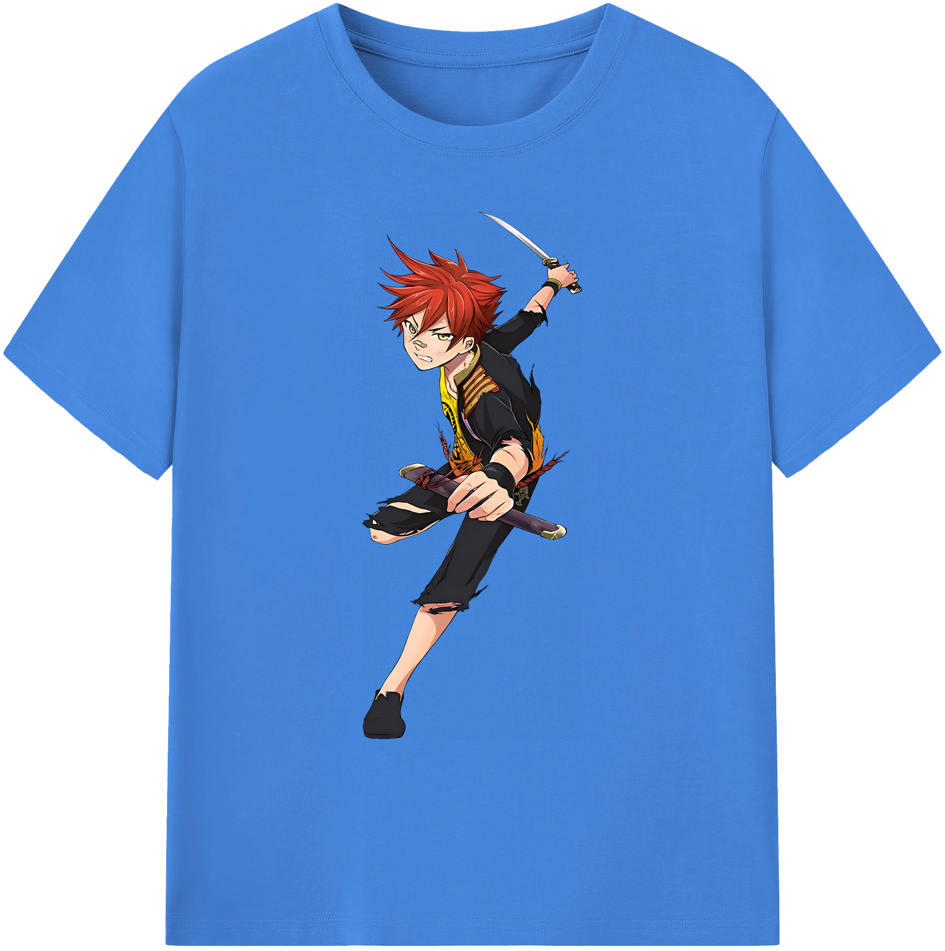 （画像用） 刀剣乱舞 Touken Ranbu 綿100％ メンズ半袖Tシャツ｜肌触りやわらか＆通気性