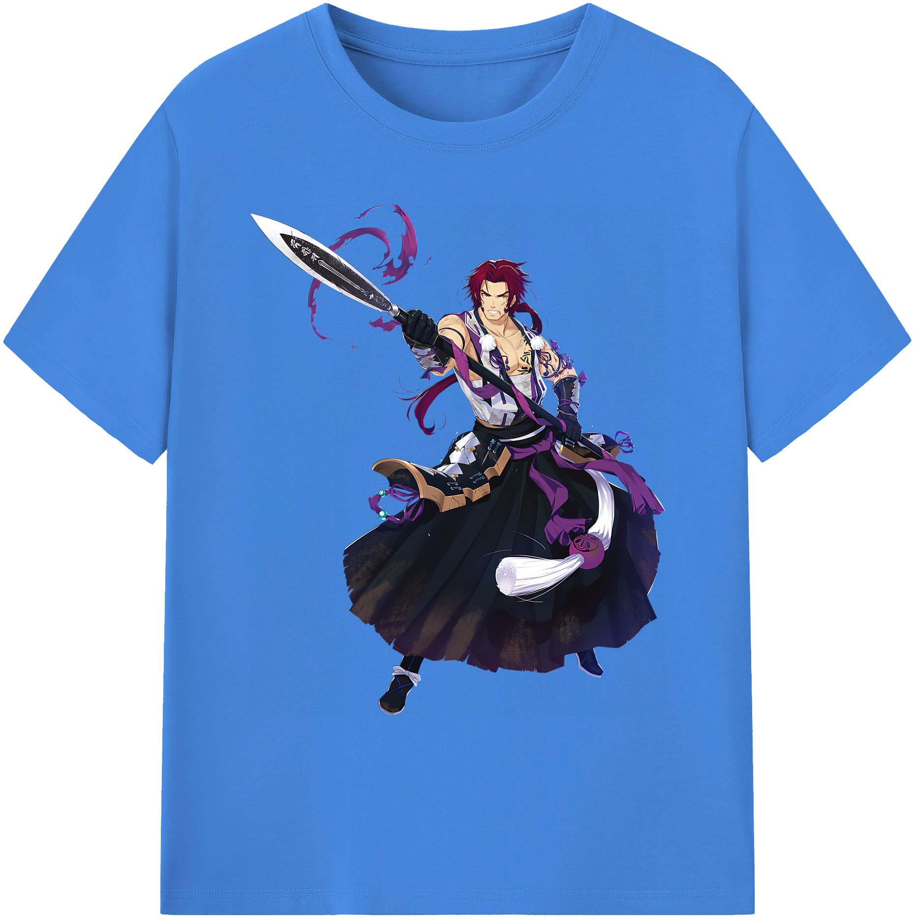 （画像用） 刀剣乱舞 Touken Ranbu 綿100％ メンズ半袖Tシャツ｜肌触りやわらか＆通気性