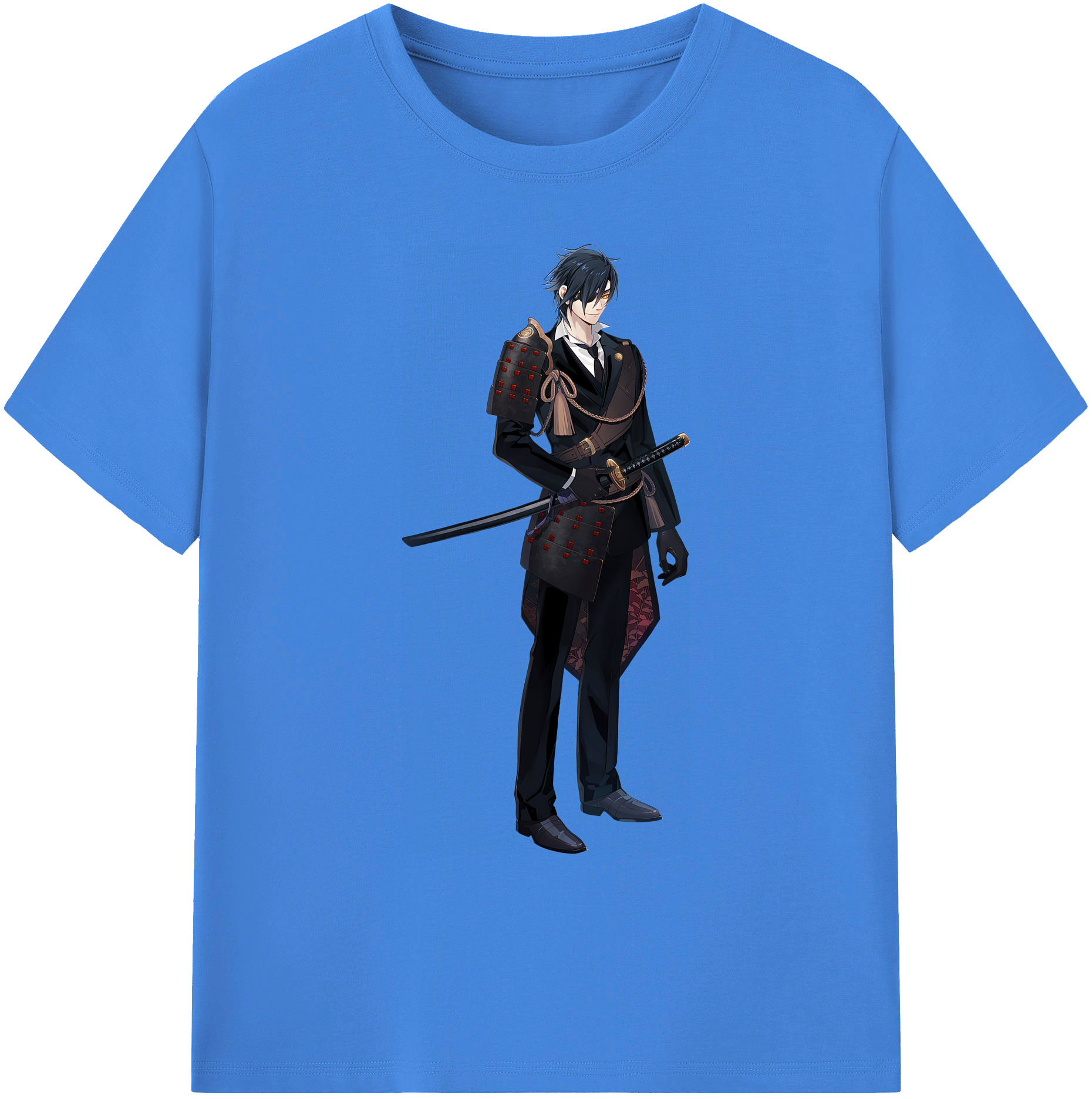 （画像用） 刀剣乱舞 Touken Ranbu 綿100％ メンズ半袖Tシャツ｜肌触りやわらか＆通気性