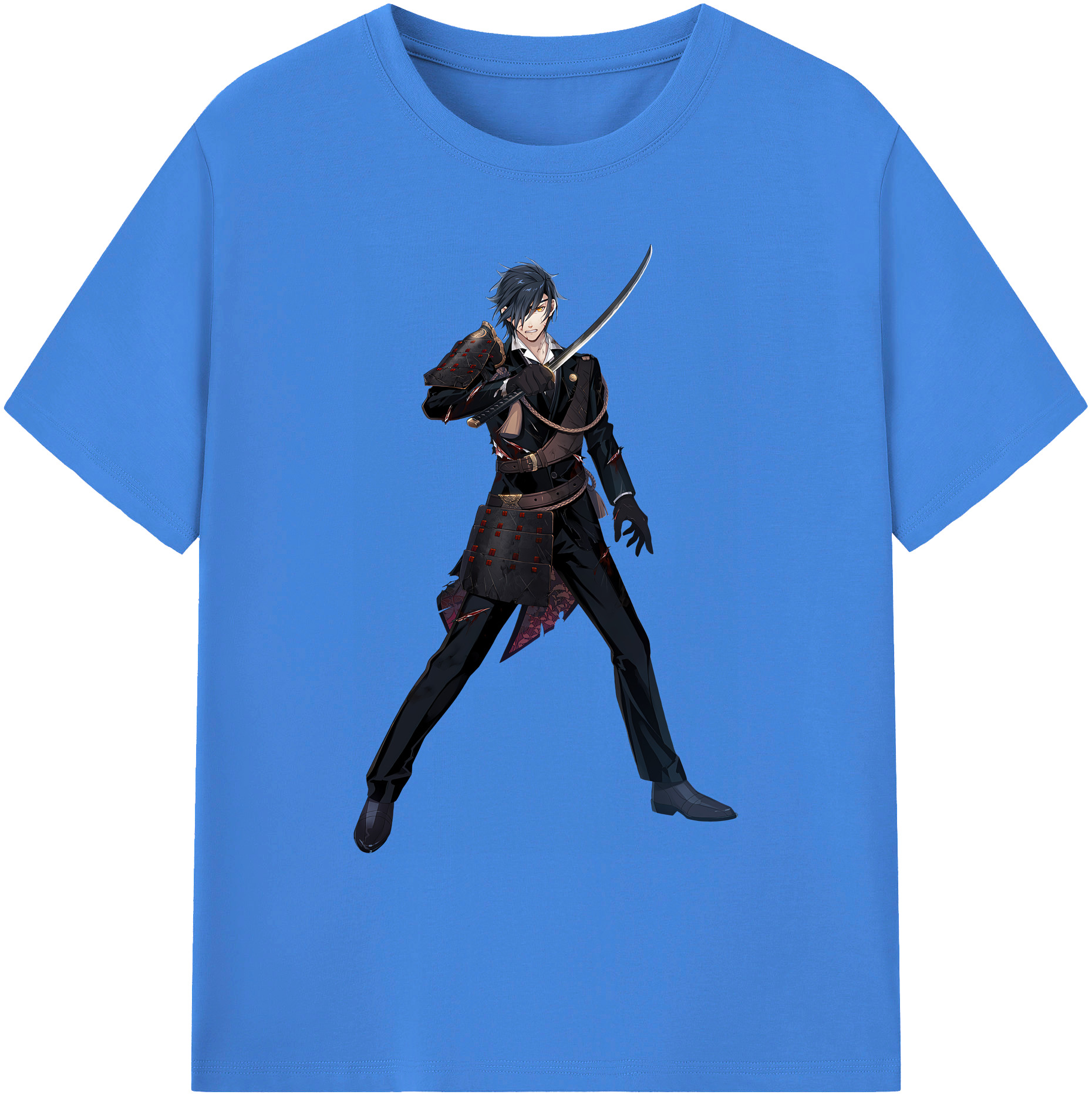（画像用） 刀剣乱舞 Touken Ranbu 綿100％ メンズ半袖Tシャツ｜肌触りやわらか＆通気性