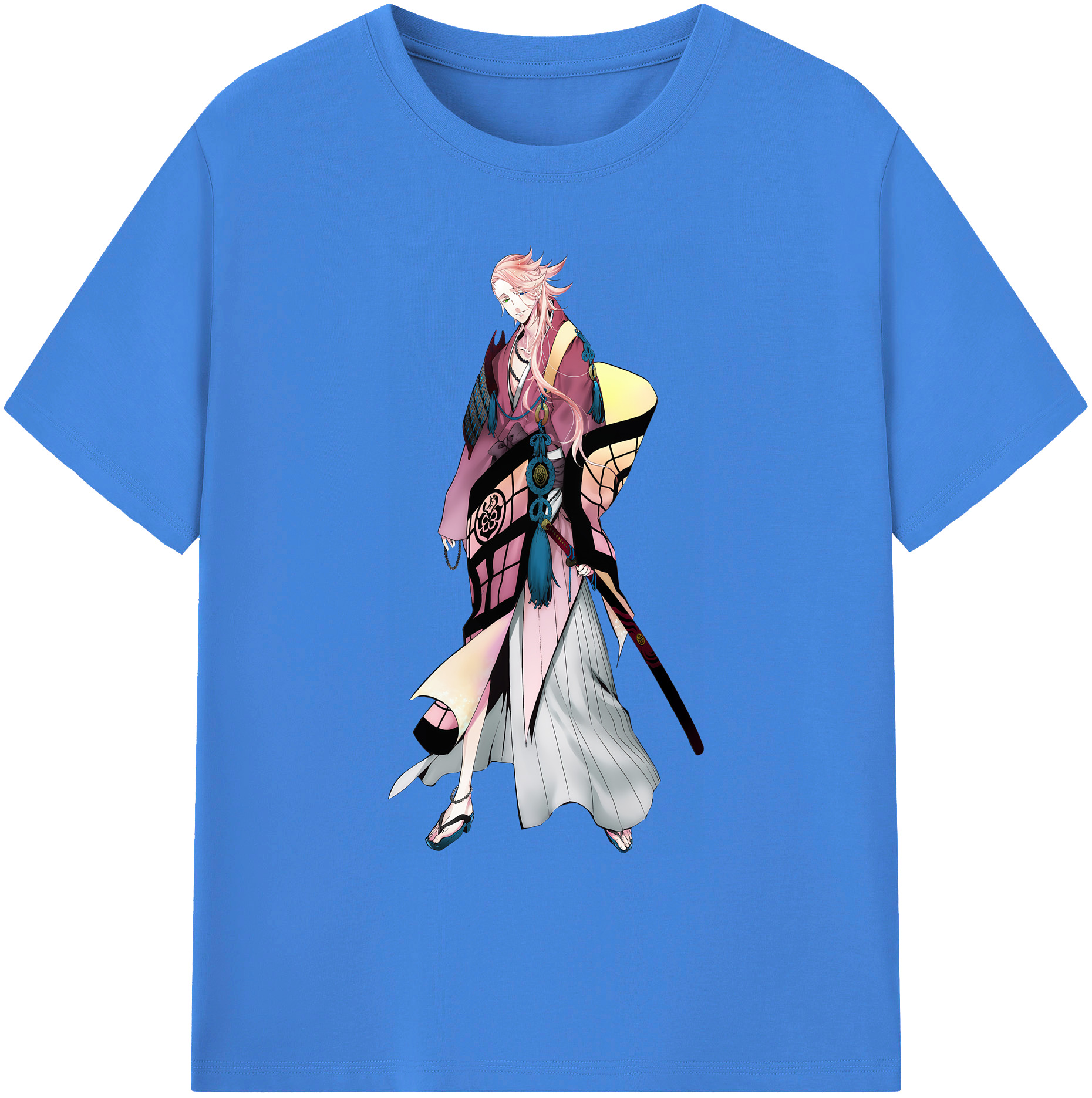 （画像用） 刀剣乱舞 Touken Ranbu 綿100％ メンズ半袖Tシャツ｜肌触りやわらか＆通気性