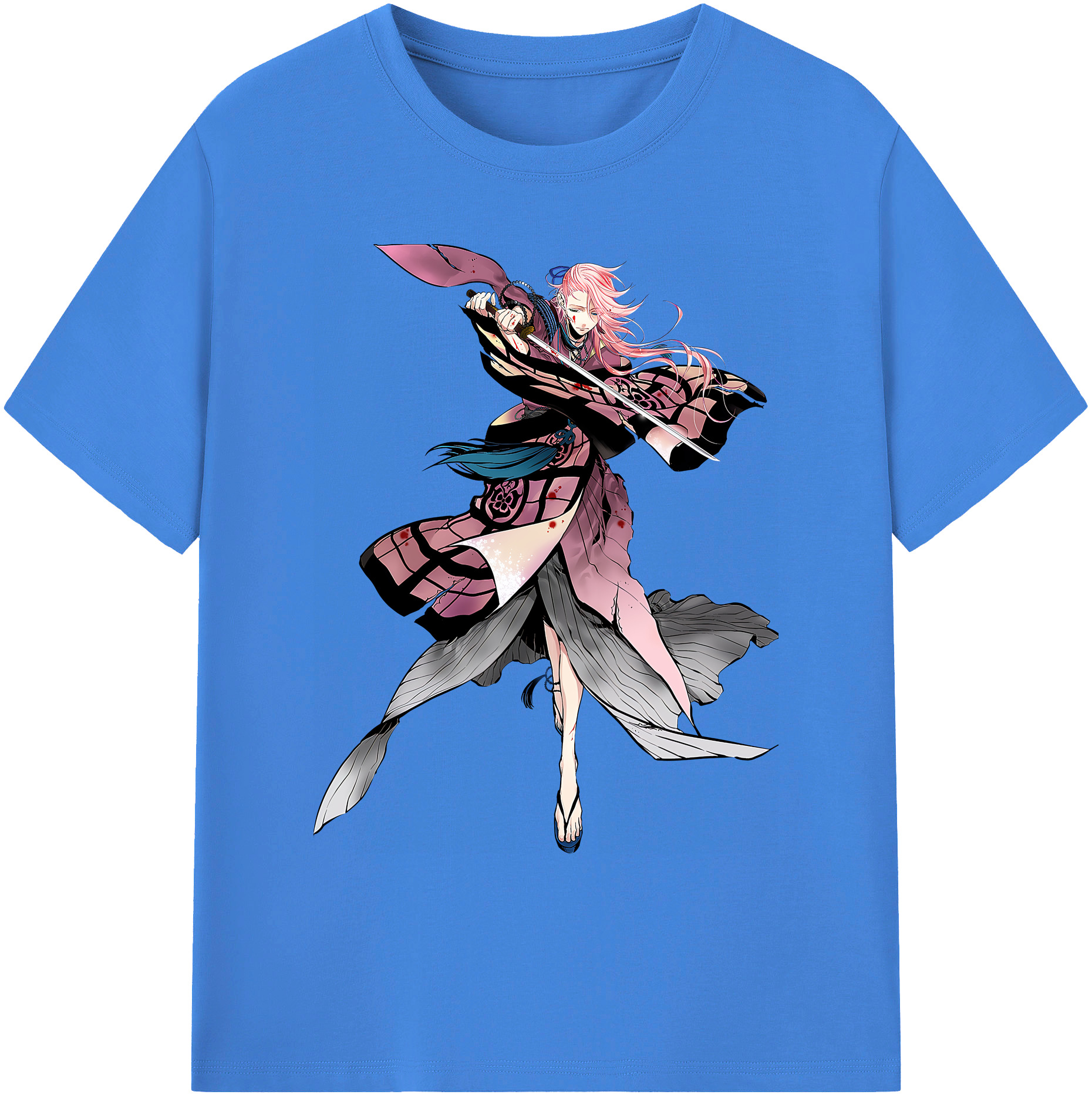 （画像用） 刀剣乱舞 Touken Ranbu 綿100％ メンズ半袖Tシャツ｜肌触りやわらか＆通気性