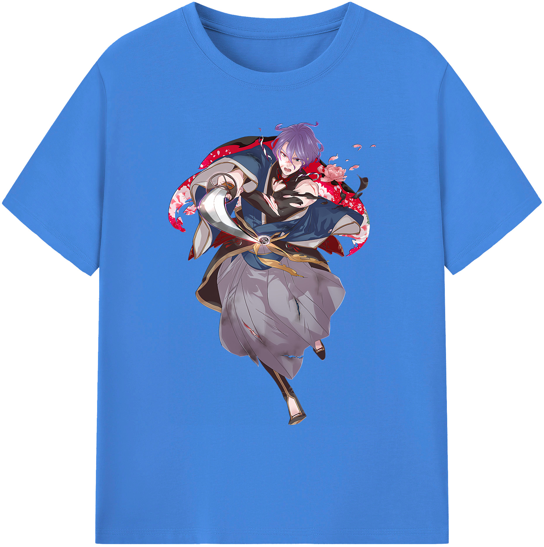 （画像用） 刀剣乱舞 Touken Ranbu 綿100％ メンズ半袖Tシャツ｜肌触りやわらか＆通気性
