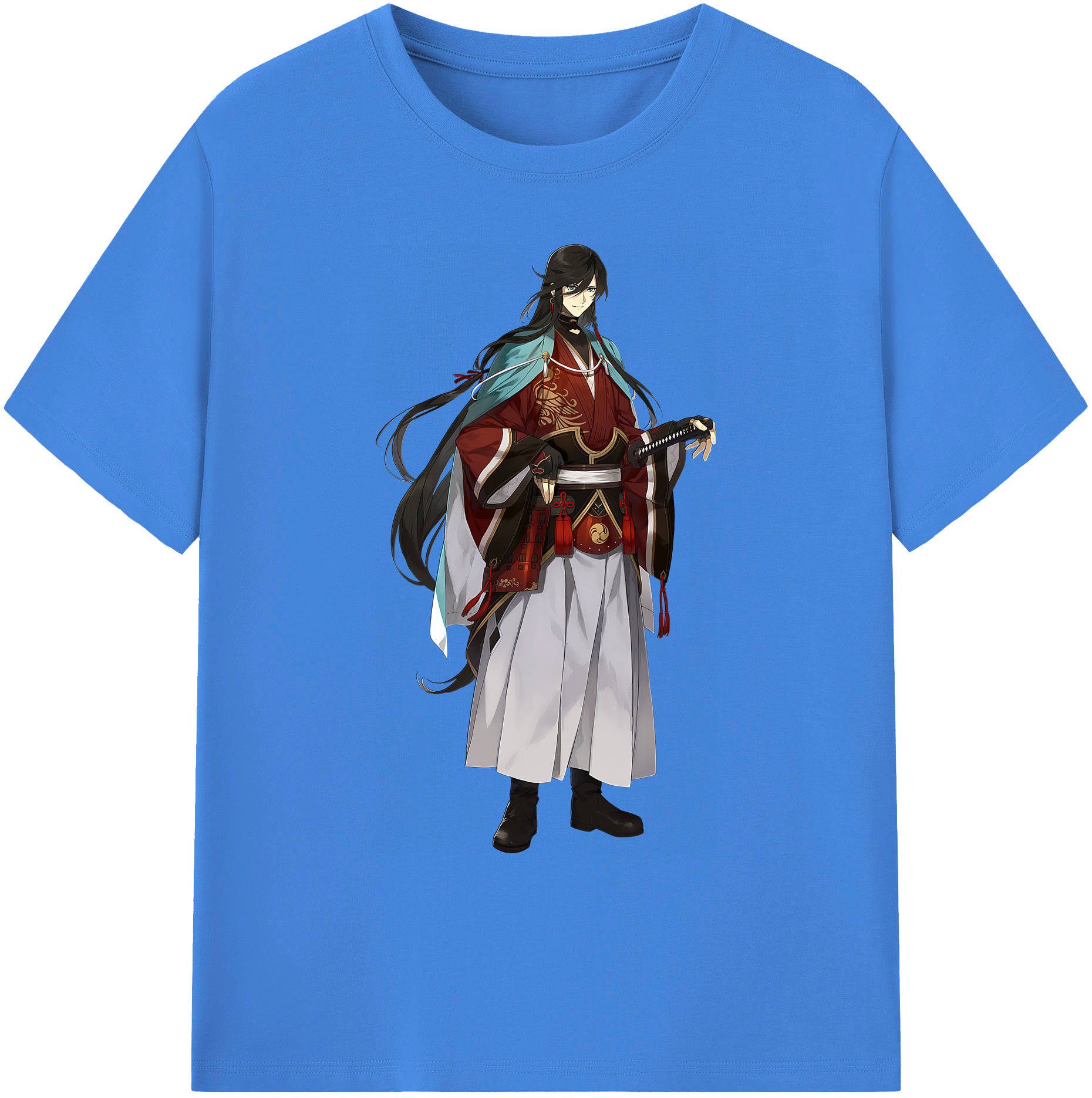 （画像用） 刀剣乱舞 Touken Ranbu 綿100％ メンズ半袖Tシャツ｜肌触りやわらか＆通気性