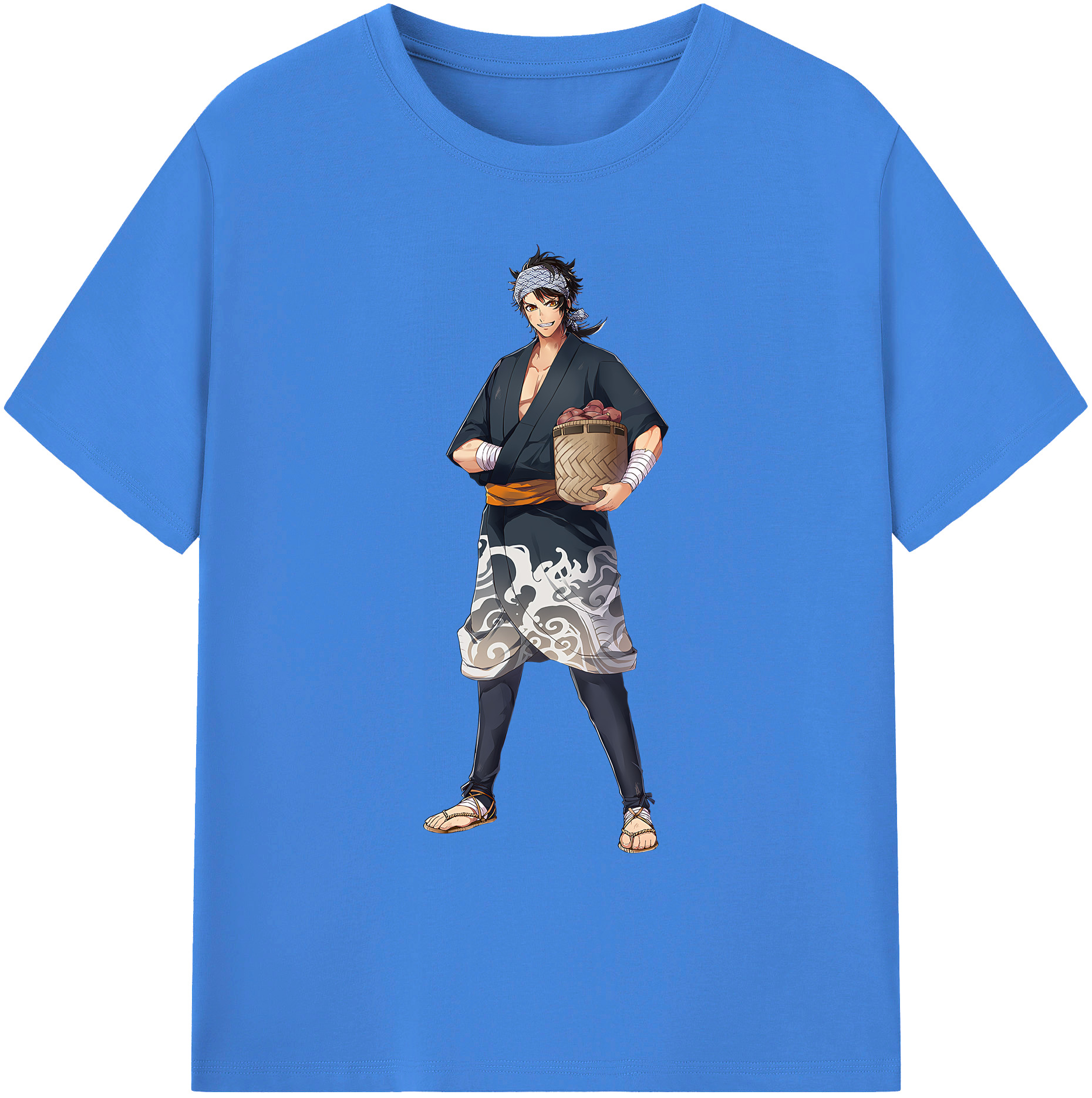 （画像用） 刀剣乱舞 Touken Ranbu 綿100％ メンズ半袖Tシャツ｜肌触りやわらか＆通気性