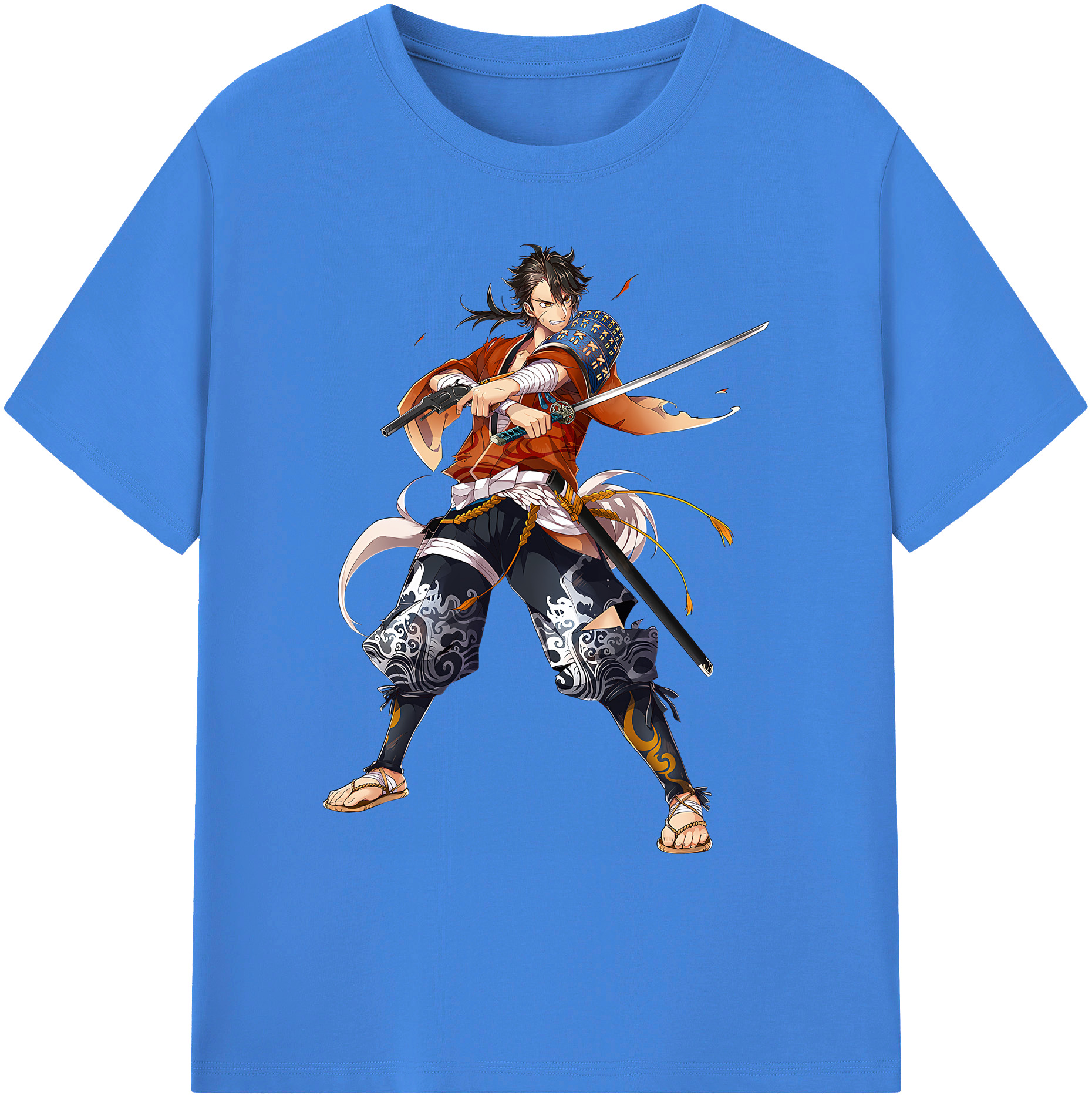 （画像用） 刀剣乱舞 Touken Ranbu 綿100％ メンズ半袖Tシャツ｜肌触りやわらか＆通気性