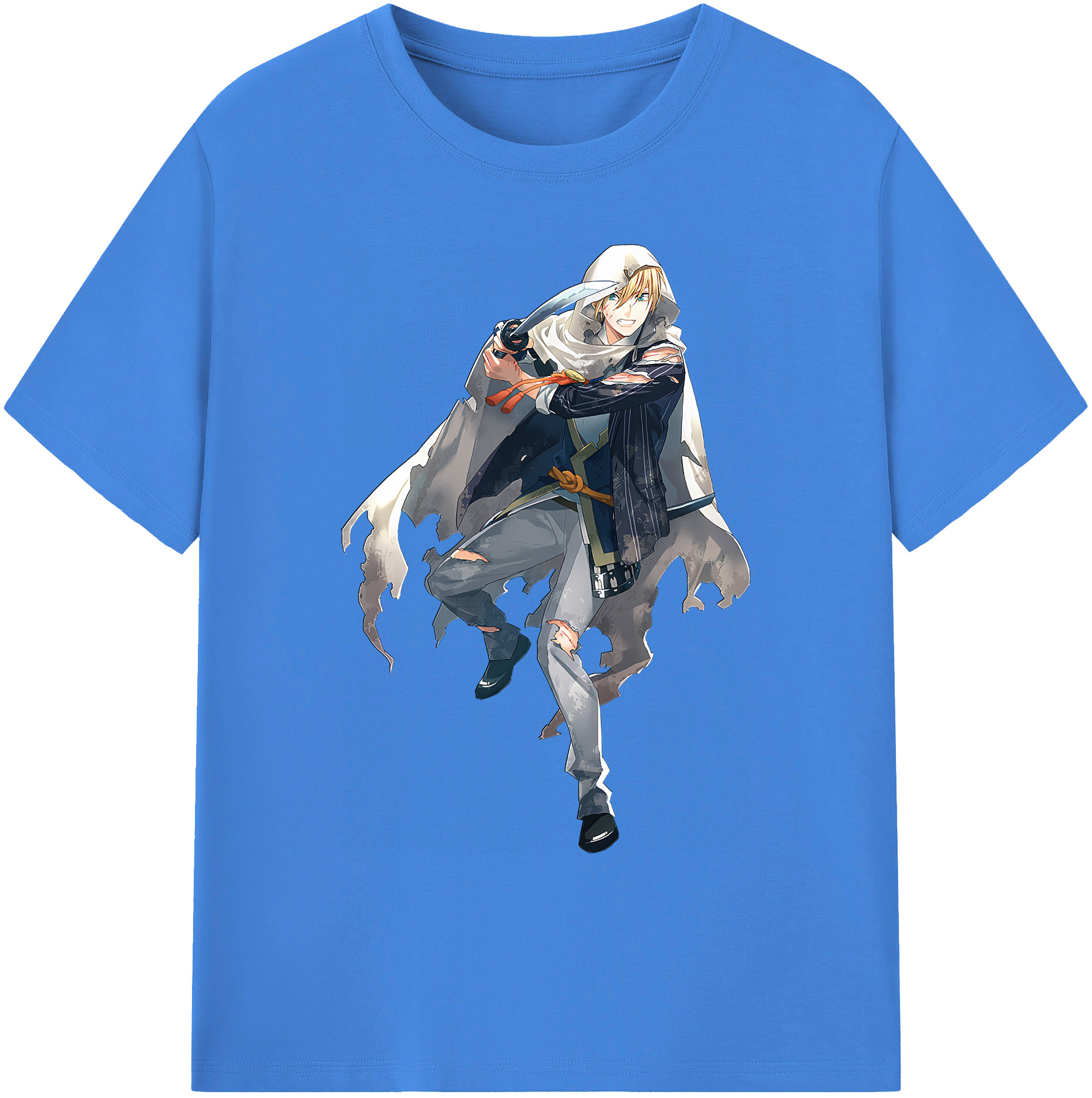 （画像用） 刀剣乱舞 Touken Ranbu 綿100％ メンズ半袖Tシャツ｜肌触りやわらか＆通気性