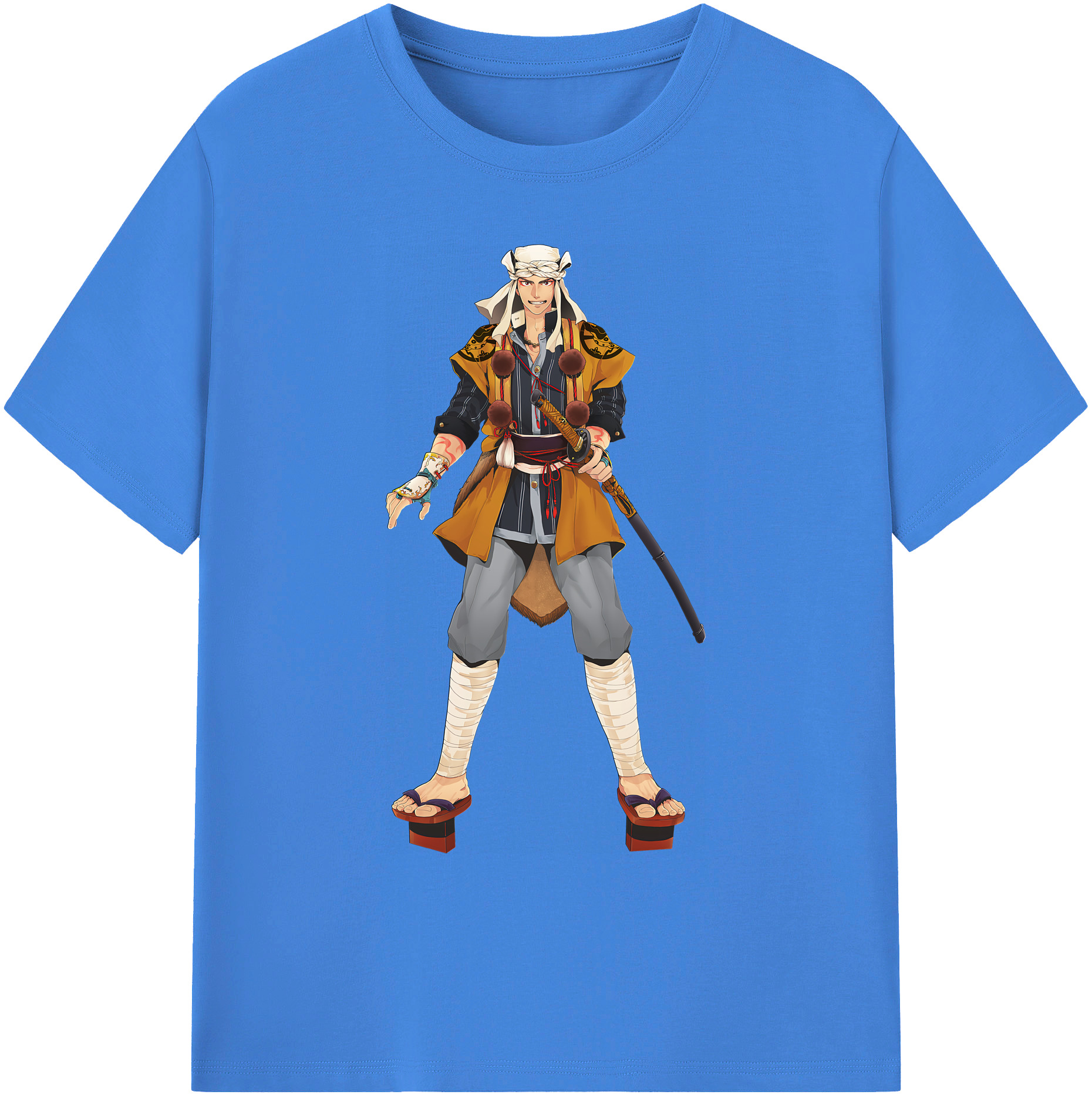 （画像用） 刀剣乱舞 Touken Ranbu 綿100％ メンズ半袖Tシャツ｜肌触りやわらか＆通気性