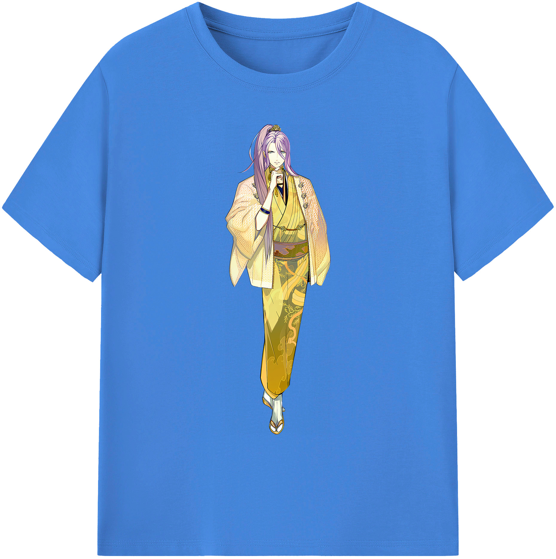 （画像用） 刀剣乱舞 Touken Ranbu 綿100％ メンズ半袖Tシャツ｜肌触りやわらか＆通気性