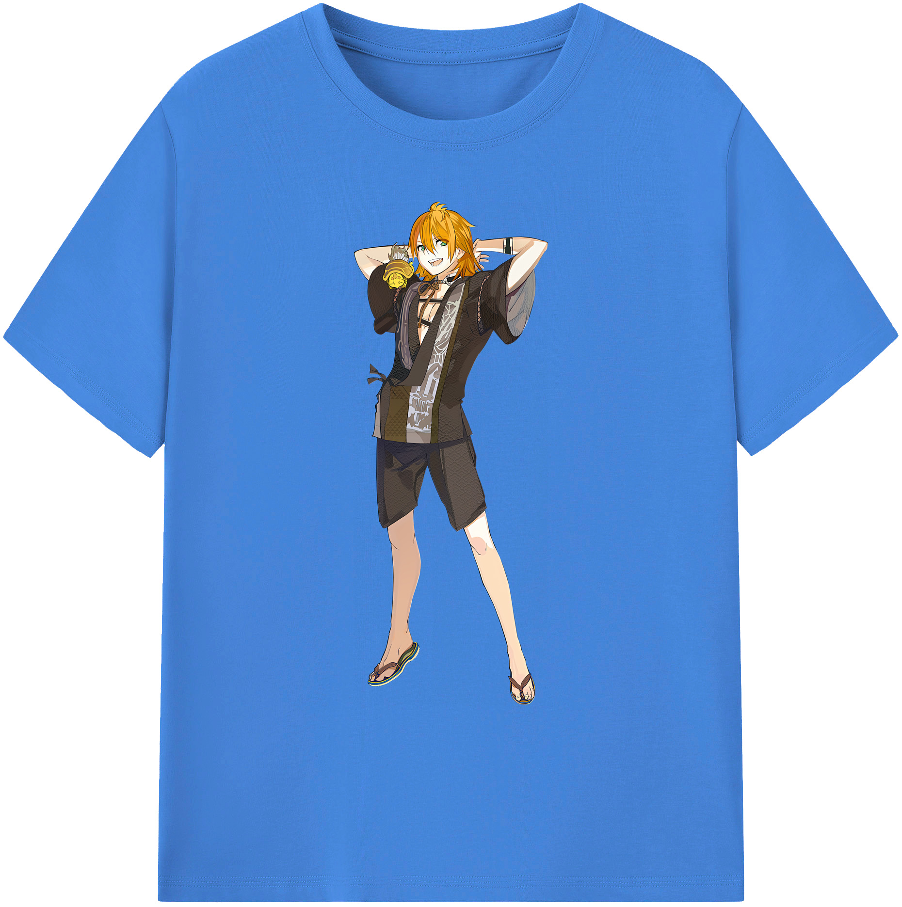 （画像用） 刀剣乱舞 Touken Ranbu 綿100％ メンズ半袖Tシャツ｜肌触りやわらか＆通気性