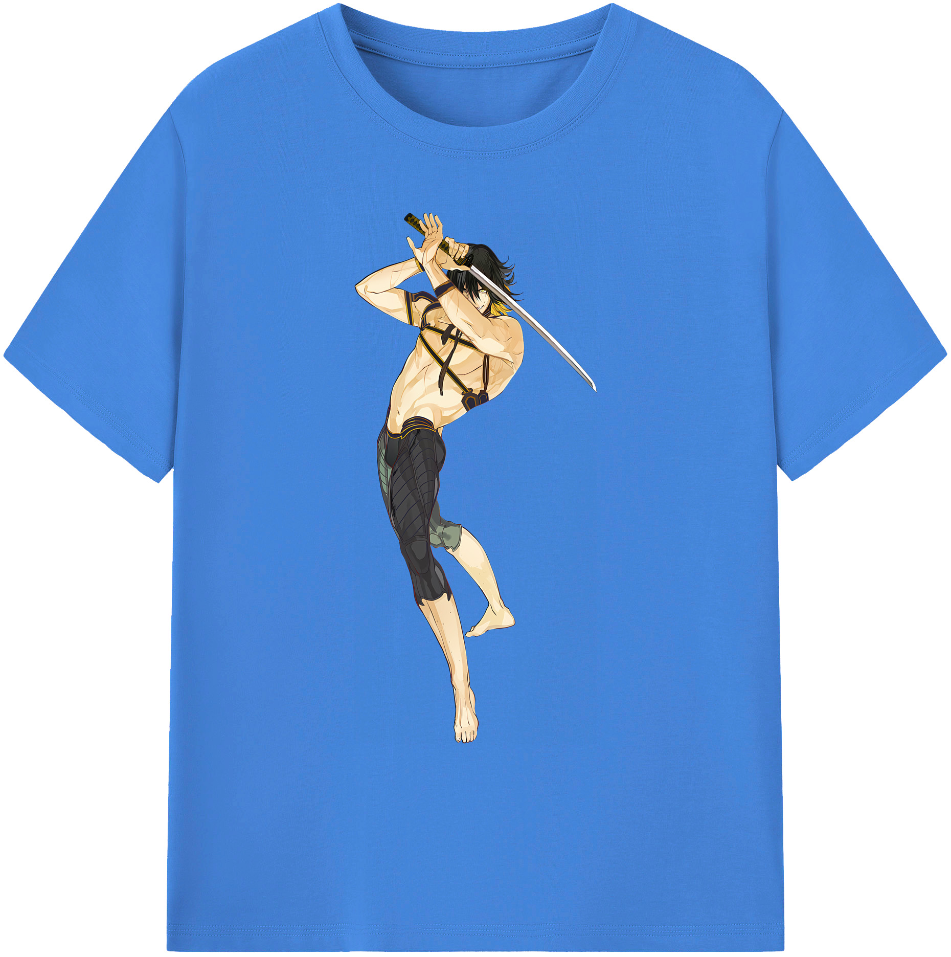 （画像用） 刀剣乱舞 Touken Ranbu 綿100％ メンズ半袖Tシャツ｜肌触りやわらか＆通気性