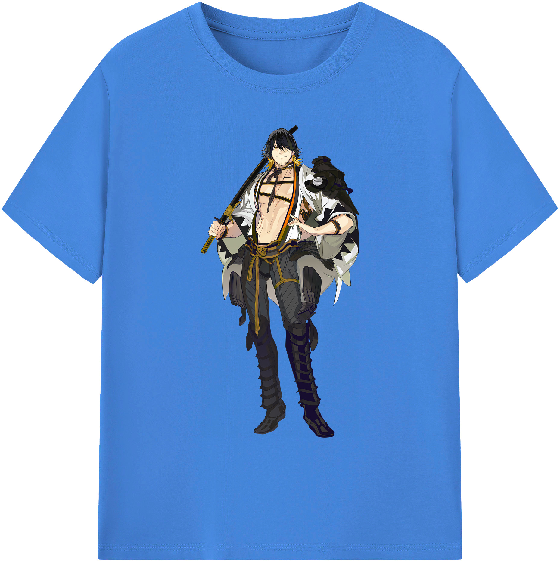 （画像用） 刀剣乱舞 Touken Ranbu 綿100％ メンズ半袖Tシャツ｜肌触りやわらか＆通気性