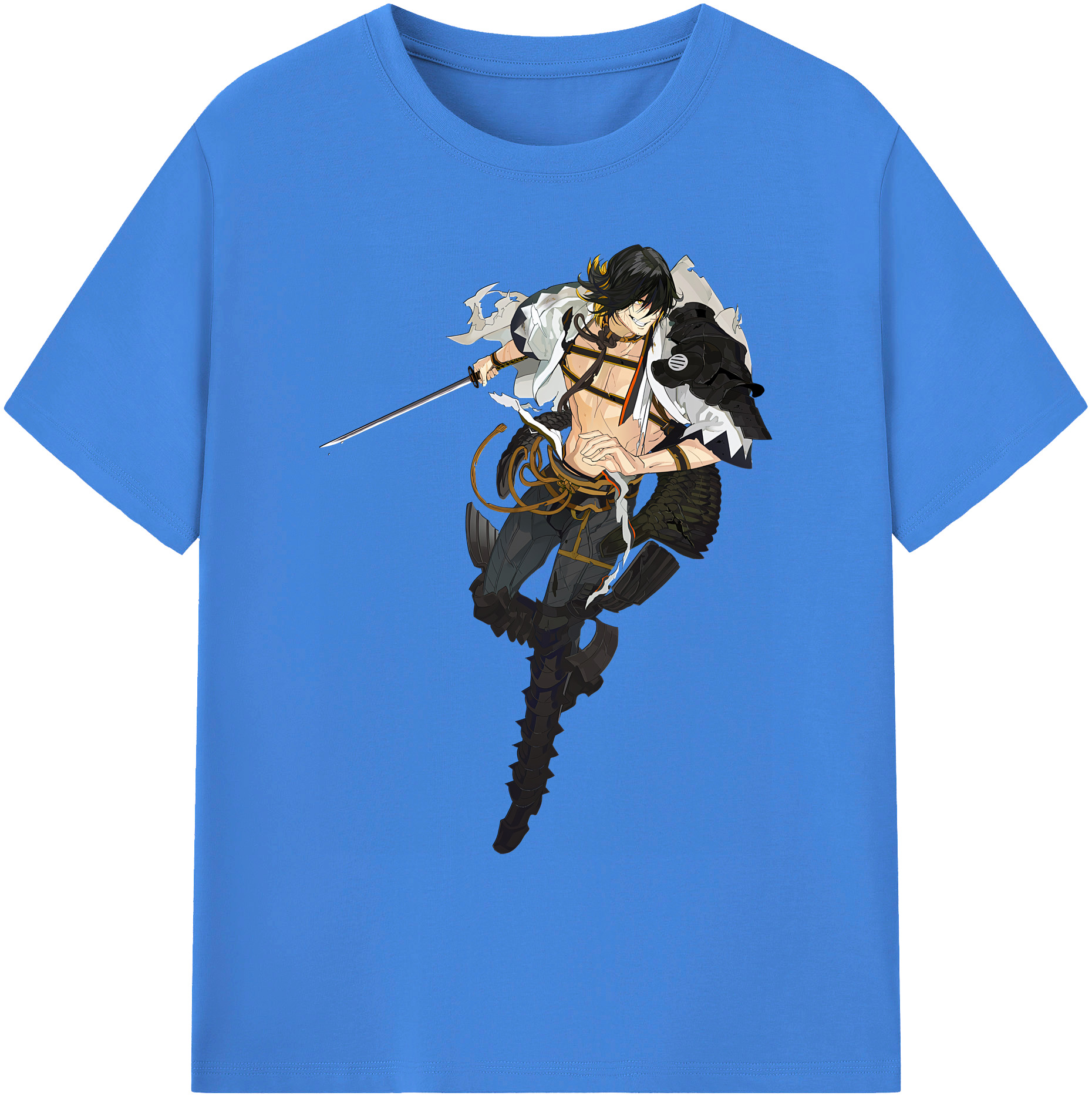 （画像用） 刀剣乱舞 Touken Ranbu 綿100％ メンズ半袖Tシャツ｜肌触りやわらか＆通気性