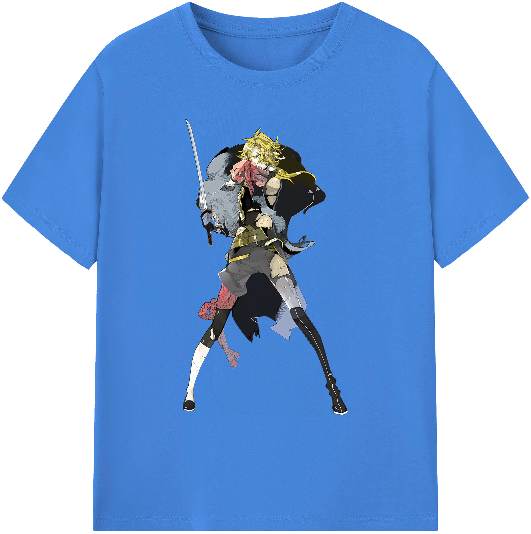 （画像用） 刀剣乱舞 Touken Ranbu 綿100％ メンズ半袖Tシャツ｜肌触りやわらか＆通気性