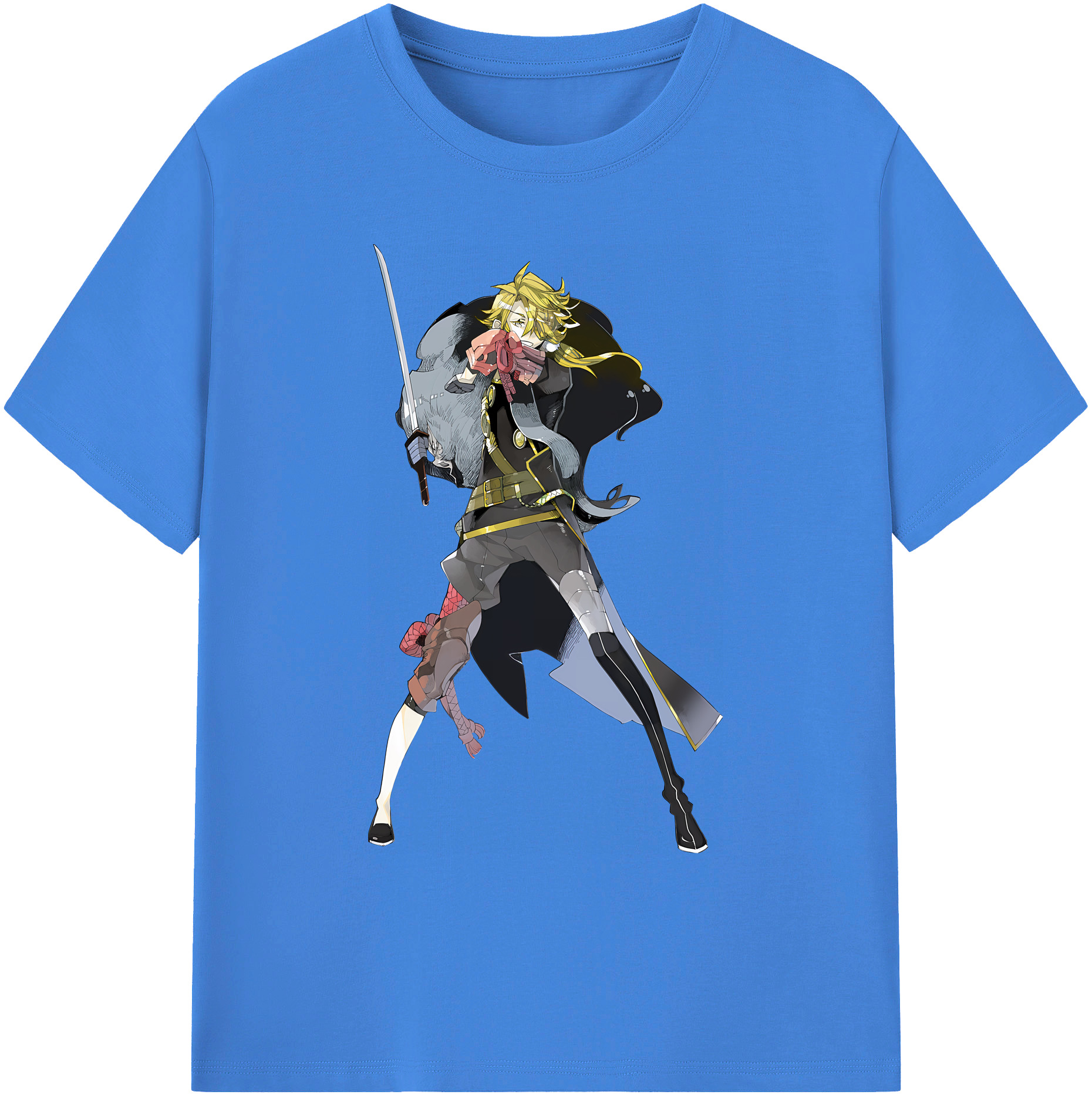 （画像用） 刀剣乱舞 Touken Ranbu 綿100％ メンズ半袖Tシャツ｜肌触りやわらか＆通気性