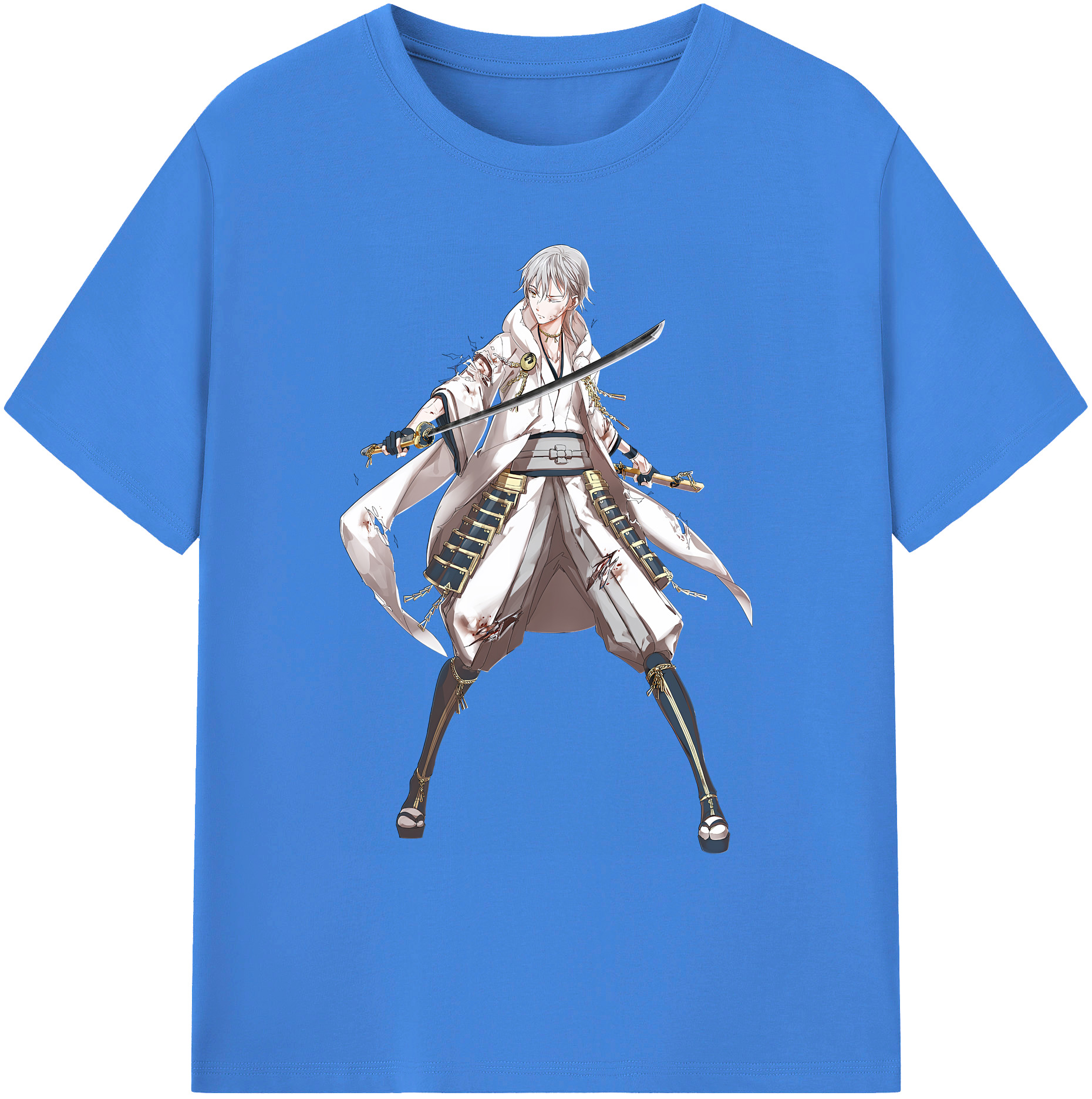 （画像用） 刀剣乱舞 Touken Ranbu 綿100％ メンズ半袖Tシャツ｜肌触りやわらか＆通気性