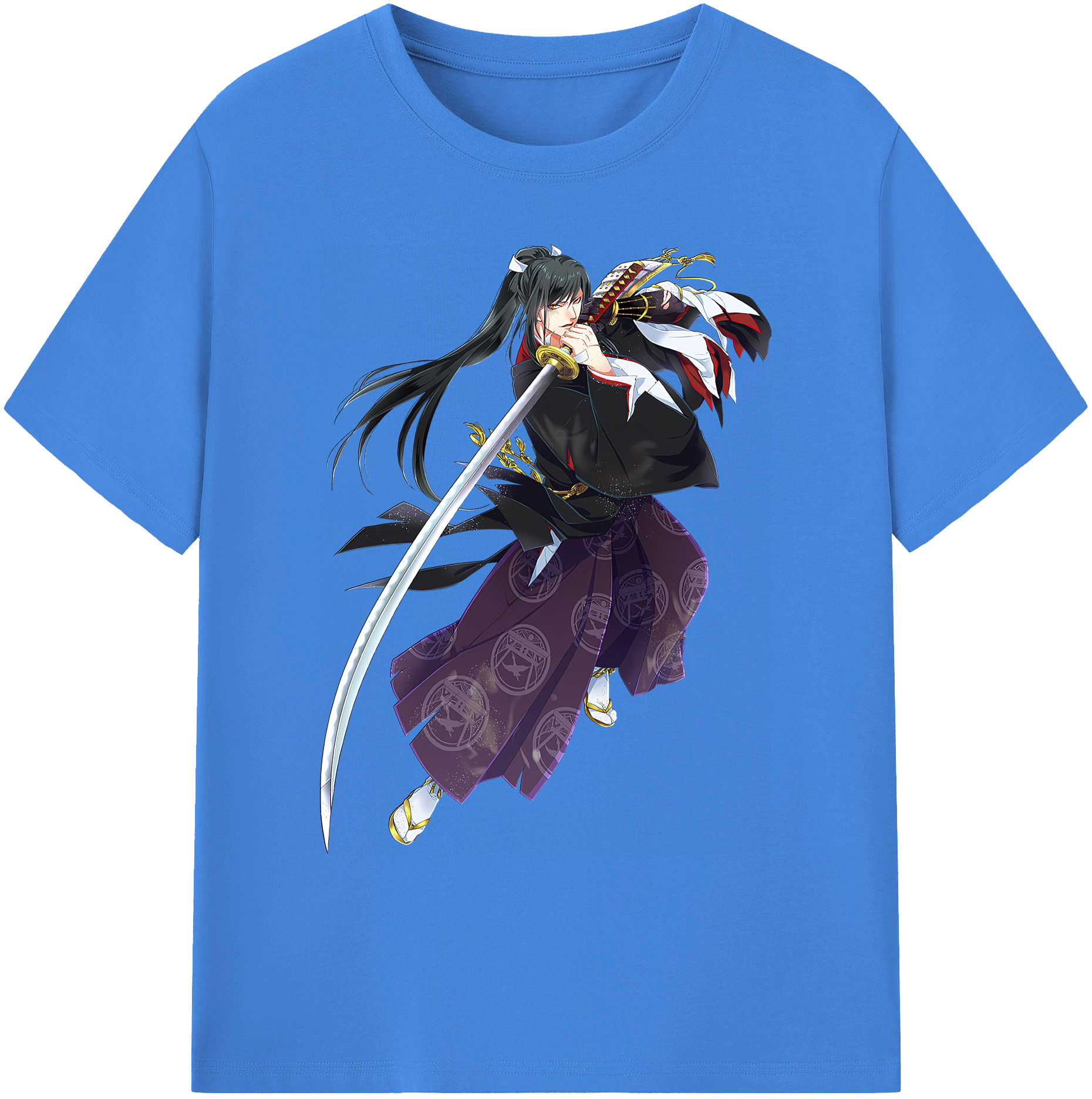（画像用） 刀剣乱舞 Touken Ranbu 綿100％ メンズ半袖Tシャツ｜肌触りやわらか＆通気性