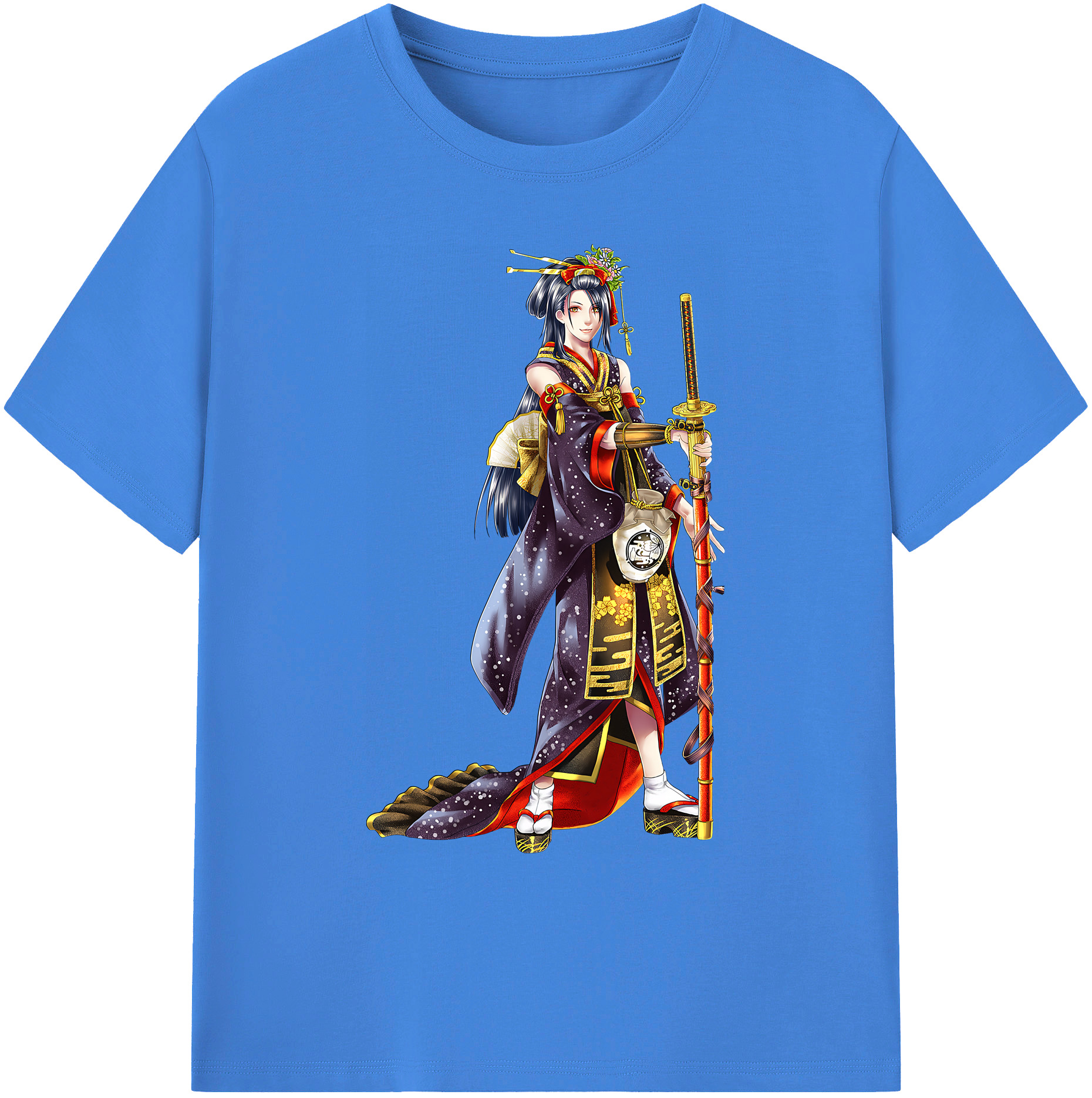 （画像用） 刀剣乱舞 Touken Ranbu 綿100％ メンズ半袖Tシャツ｜肌触りやわらか＆通気性