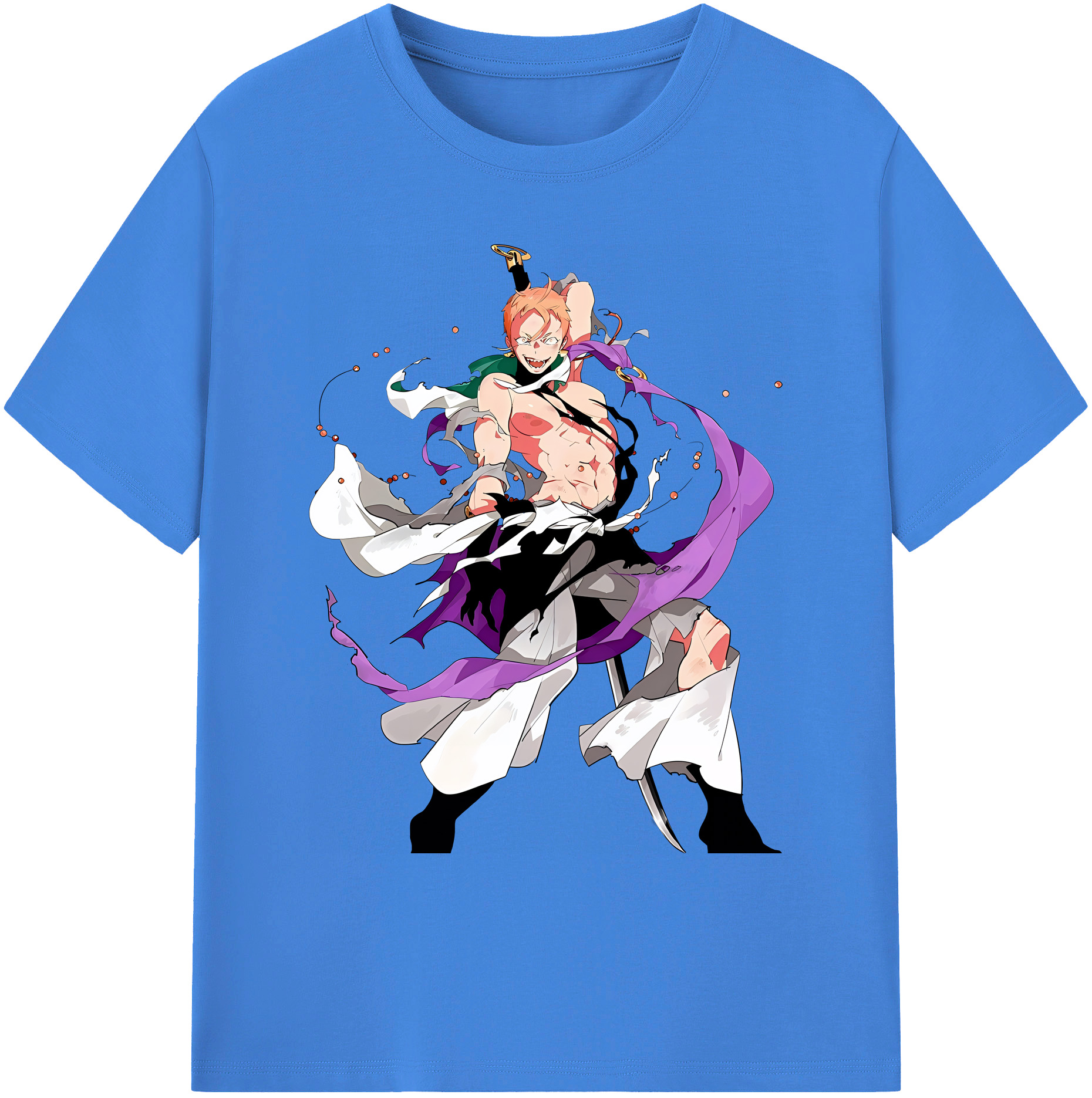 （画像用） 刀剣乱舞 Touken Ranbu 綿100％ メンズ半袖Tシャツ｜肌触りやわらか＆通気性