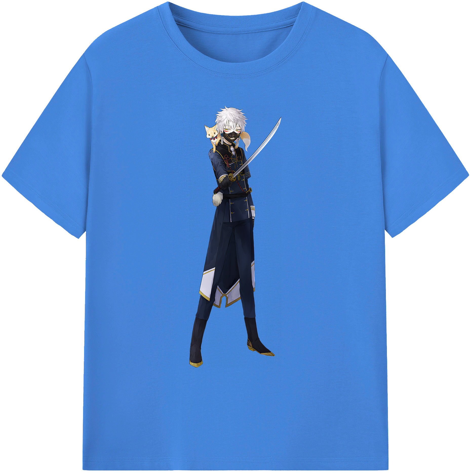 （画像用） 刀剣乱舞 Touken Ranbu 綿100％ メンズ半袖Tシャツ｜肌触りやわらか＆通気性