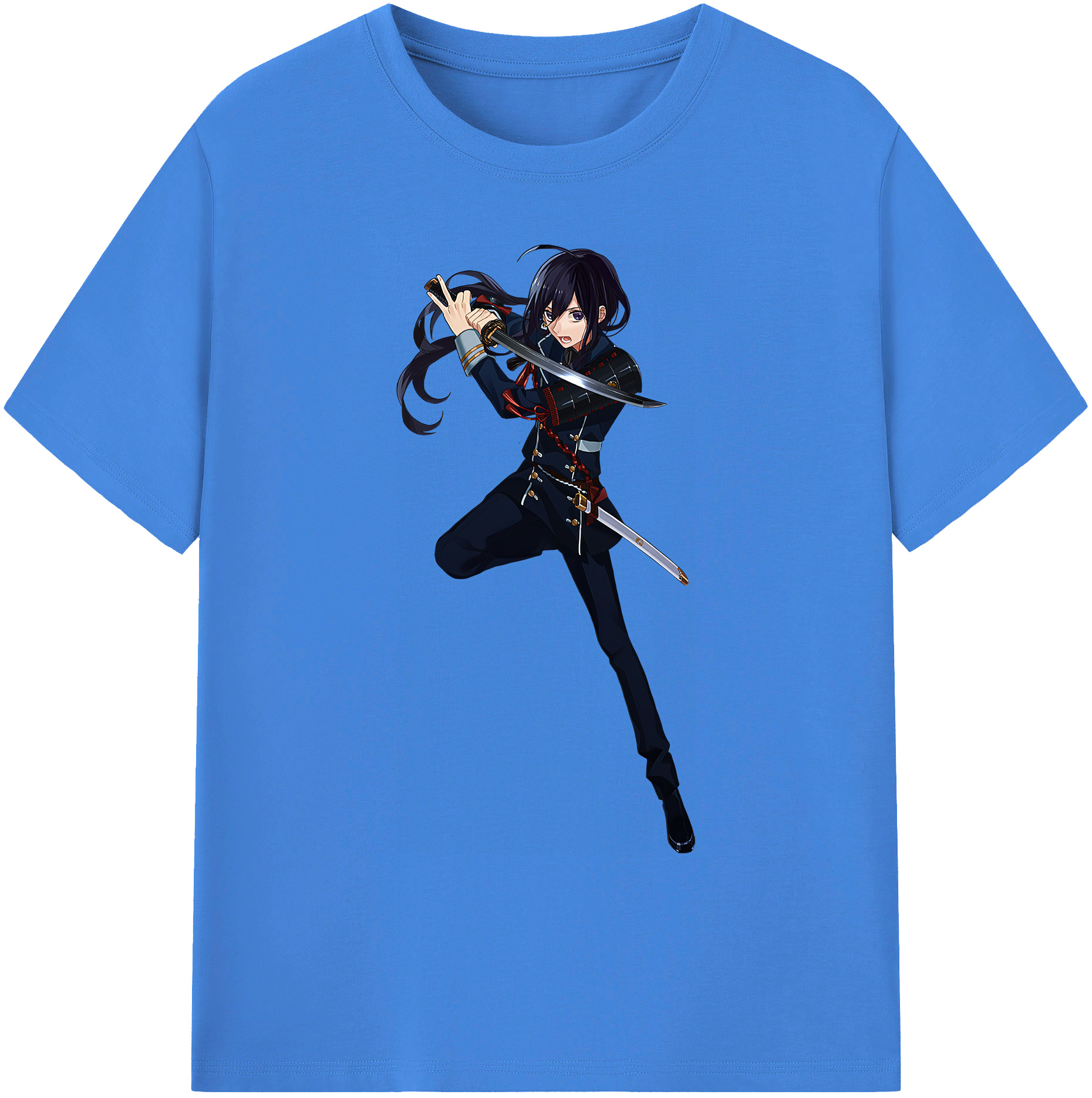 （画像用） 刀剣乱舞 Touken Ranbu 綿100％ メンズ半袖Tシャツ｜肌触りやわらか＆通気性