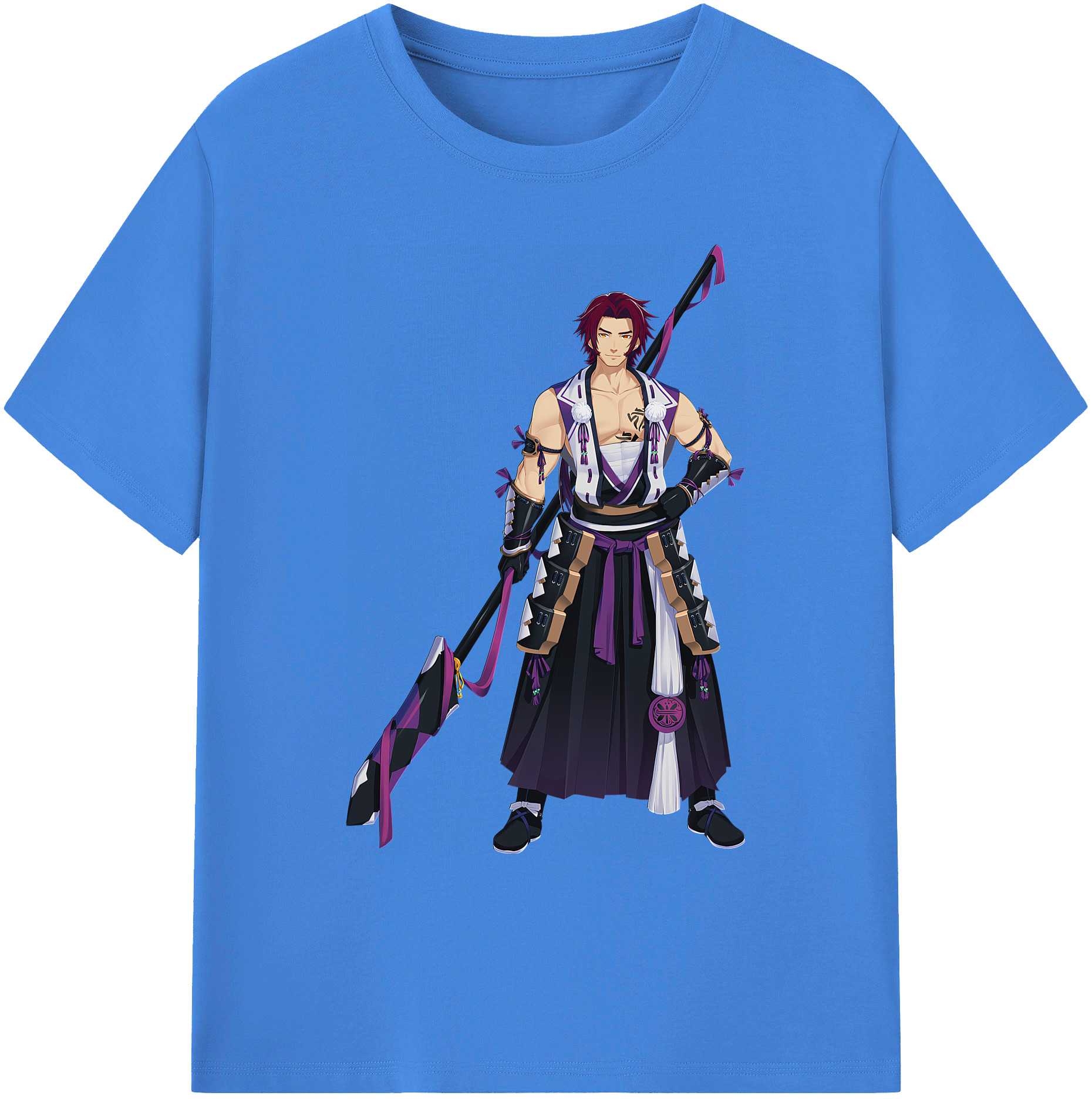 （画像用） 刀剣乱舞 Touken Ranbu 綿100％ メンズ半袖Tシャツ｜肌触りやわらか＆通気性