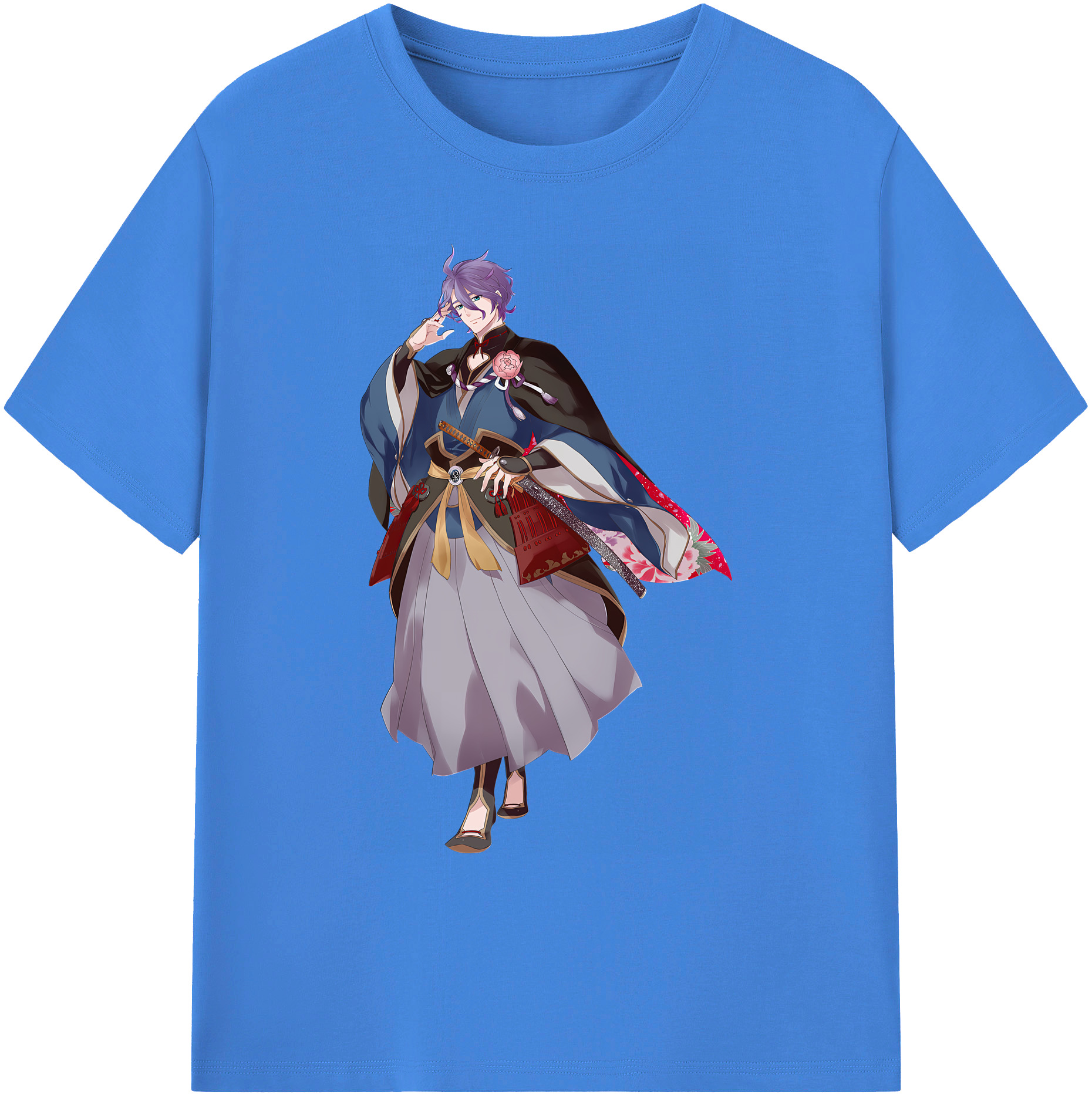 （画像用） 刀剣乱舞 Touken Ranbu 綿100％ メンズ半袖Tシャツ｜肌触りやわらか＆通気性