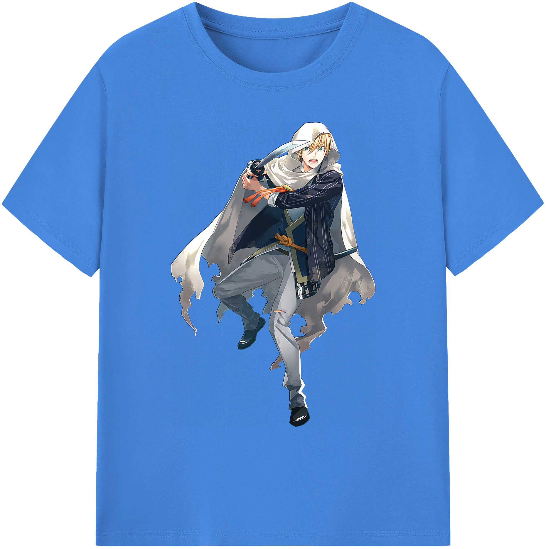 （画像用） 刀剣乱舞 Touken Ranbu 綿100％ メンズ半袖Tシャツ｜肌触りやわらか＆通気性