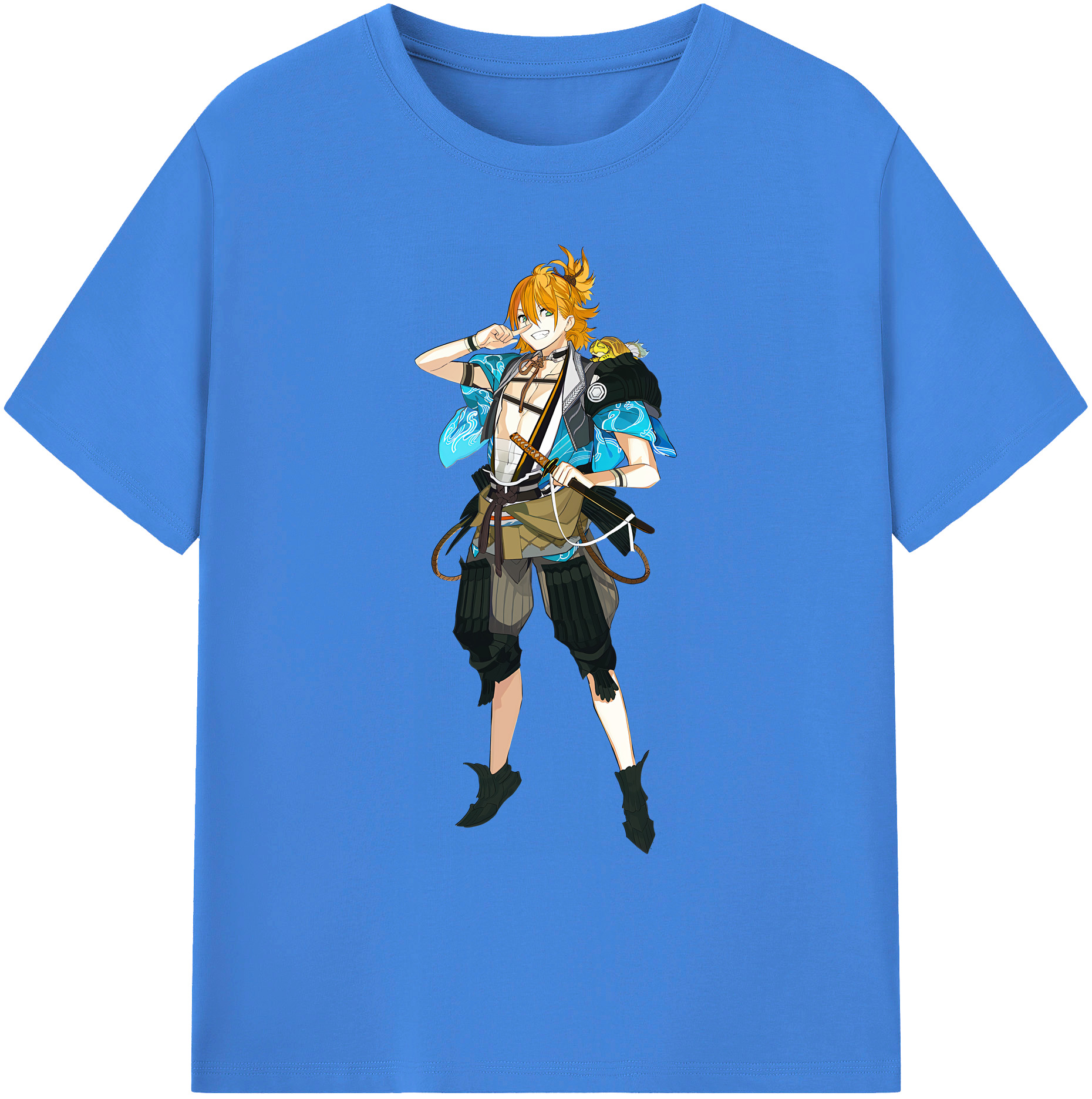 （画像用） 刀剣乱舞 Touken Ranbu 綿100％ メンズ半袖Tシャツ｜肌触りやわらか＆通気性