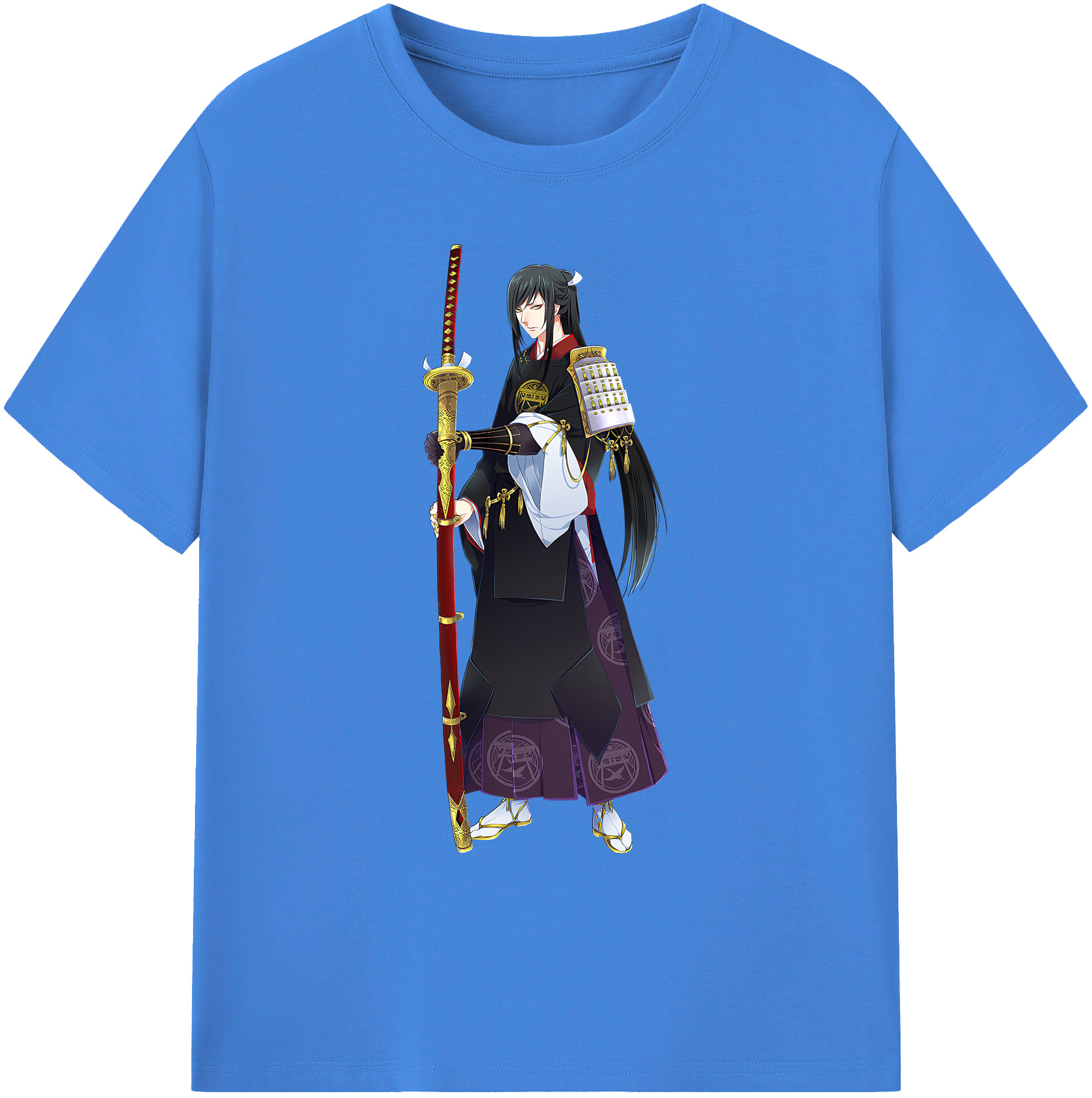 （画像用） 刀剣乱舞 Touken Ranbu 綿100％ メンズ半袖Tシャツ｜肌触りやわらか＆通気性