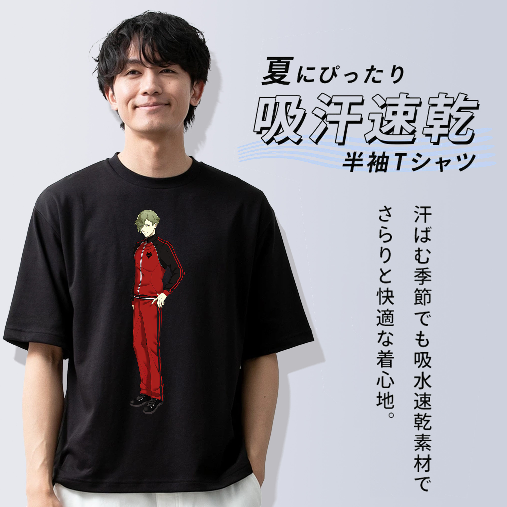 刀剣乱舞 Touken Ranbu 綿100％ メンズ半袖Tシャツ｜肌触りやわらか＆通気性
