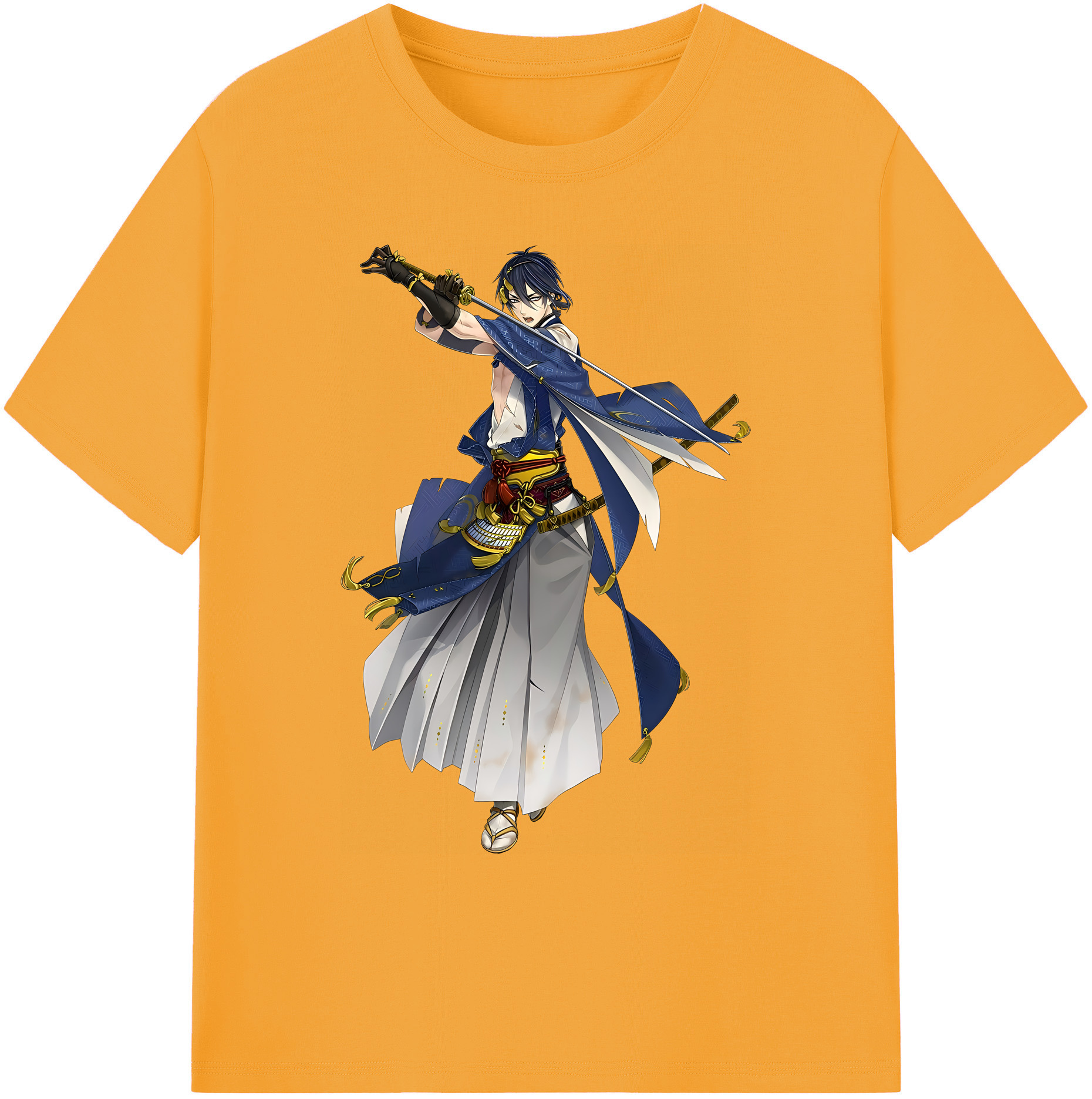 （画像用） 刀剣乱舞 Touken Ranbu 綿100％ メンズ半袖Tシャツ｜肌触りやわらか＆通気性