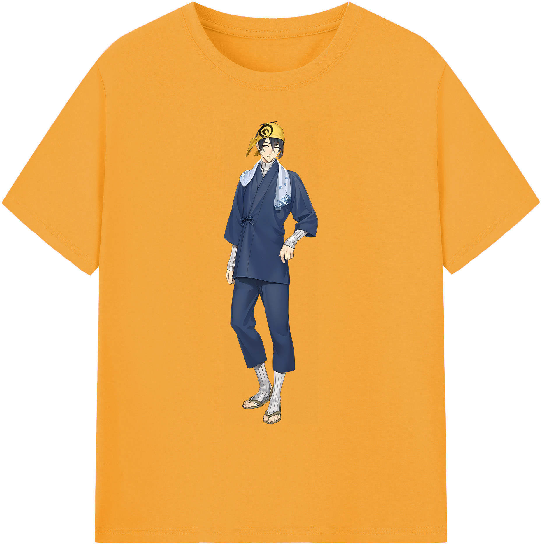 （画像用） 刀剣乱舞 Touken Ranbu 綿100％ メンズ半袖Tシャツ｜肌触りやわらか＆通気性