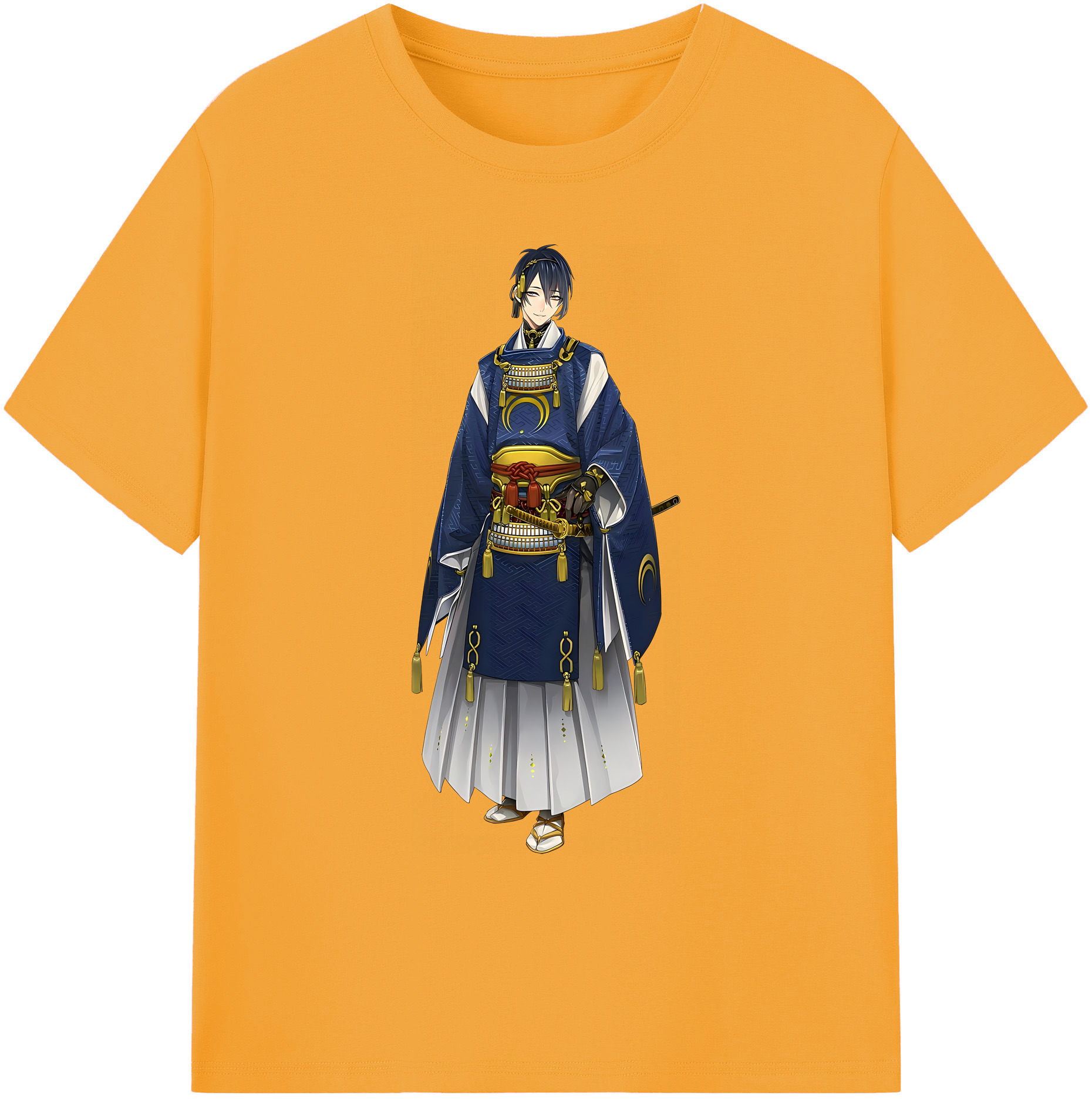 （画像用） 刀剣乱舞 Touken Ranbu 綿100％ メンズ半袖Tシャツ｜肌触りやわらか＆通気性