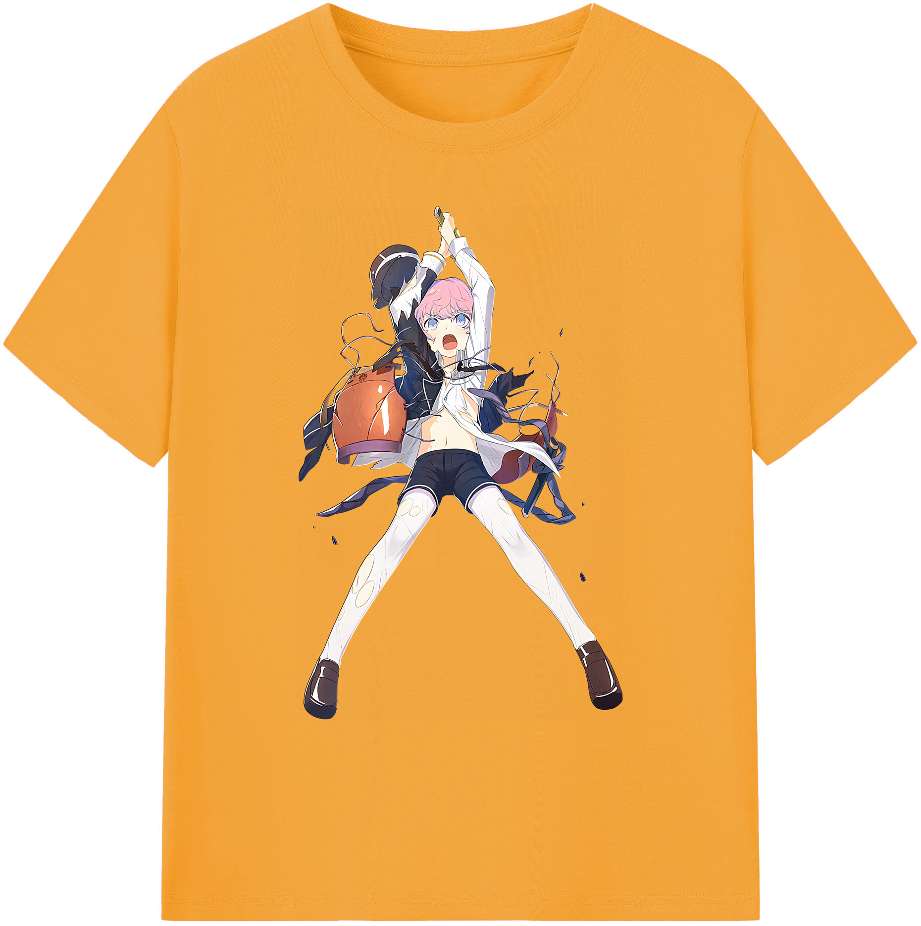 （画像用） 刀剣乱舞 Touken Ranbu 綿100％ メンズ半袖Tシャツ｜肌触りやわらか＆通気性