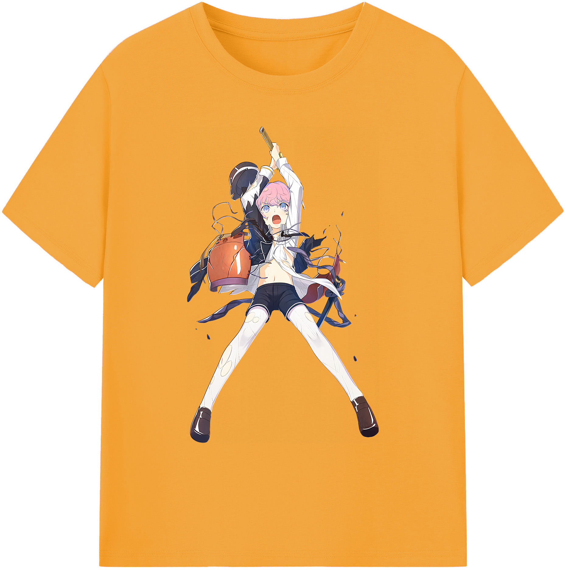 （画像用） 刀剣乱舞 Touken Ranbu 綿100％ メンズ半袖Tシャツ｜肌触りやわらか＆通気性