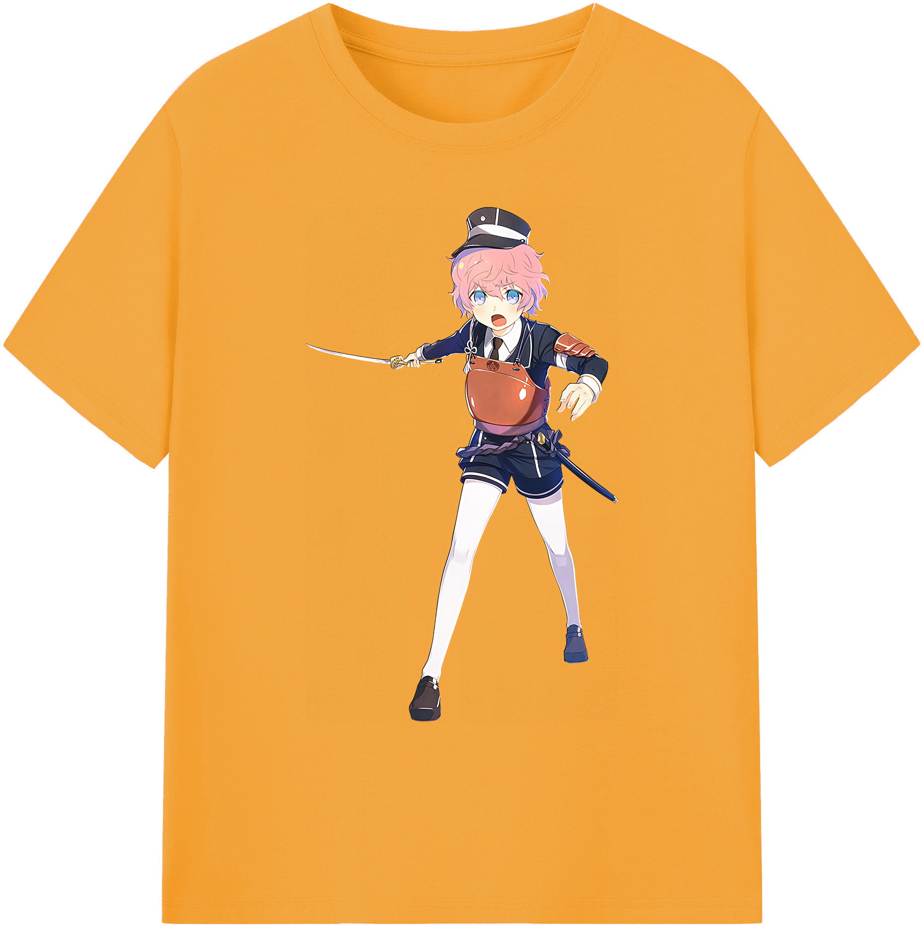 （画像用） 刀剣乱舞 Touken Ranbu 綿100％ メンズ半袖Tシャツ｜肌触りやわらか＆通気性