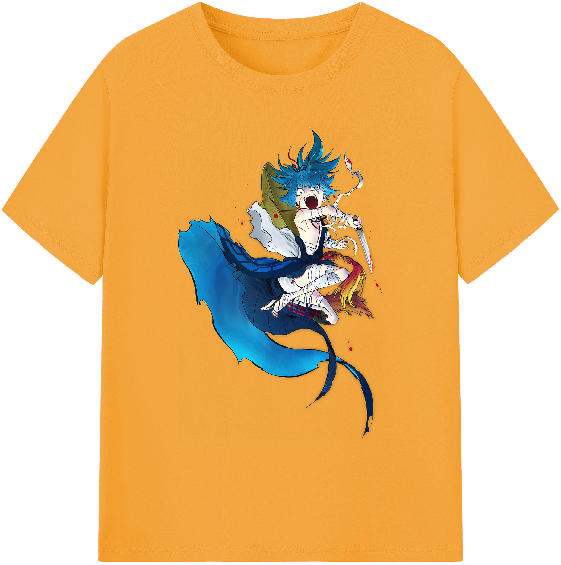 （画像用） 刀剣乱舞 Touken Ranbu 綿100％ メンズ半袖Tシャツ｜肌触りやわらか＆通気性