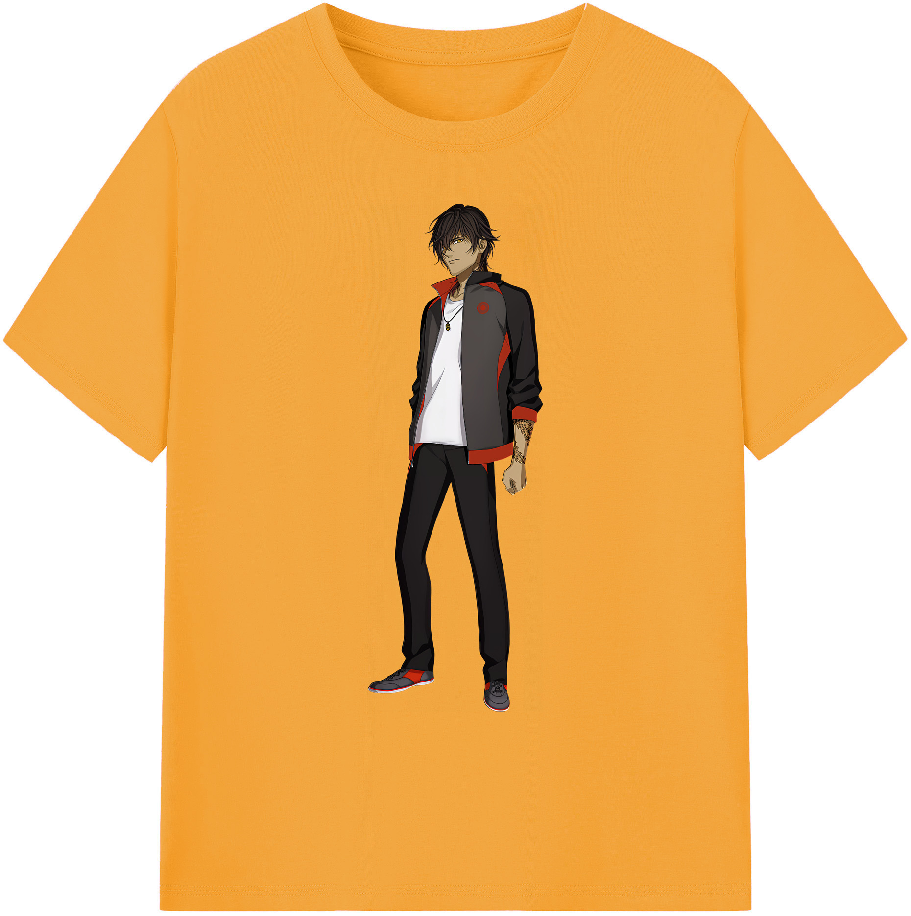 （画像用） 刀剣乱舞 Touken Ranbu 綿100％ メンズ半袖Tシャツ｜肌触りやわらか＆通気性