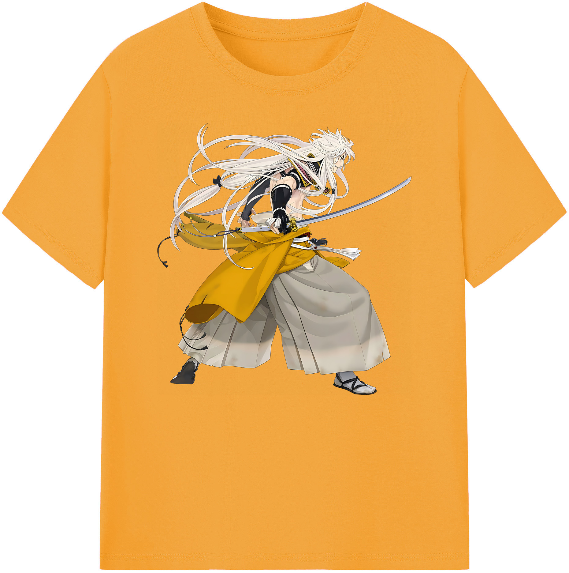（画像用） 刀剣乱舞 Touken Ranbu 綿100％ メンズ半袖Tシャツ｜肌触りやわらか＆通気性