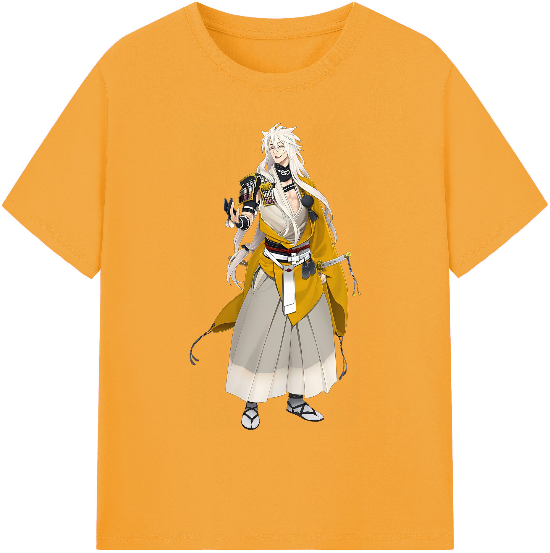 （画像用） 刀剣乱舞 Touken Ranbu 綿100％ メンズ半袖Tシャツ｜肌触りやわらか＆通気性