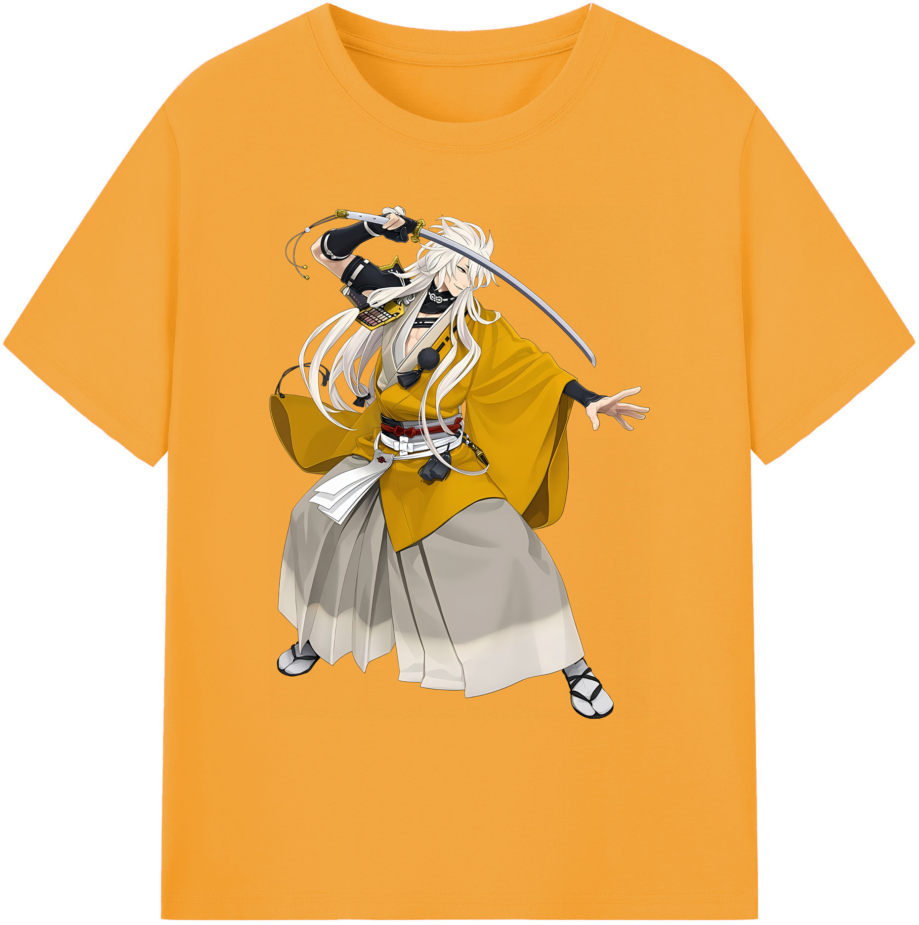 （画像用） 刀剣乱舞 Touken Ranbu 綿100％ メンズ半袖Tシャツ｜肌触りやわらか＆通気性